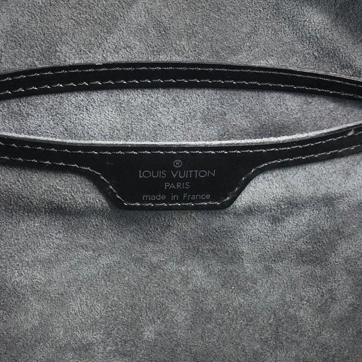 LOUIS VUITTON Epi Handbag Black Vintage 6snpey