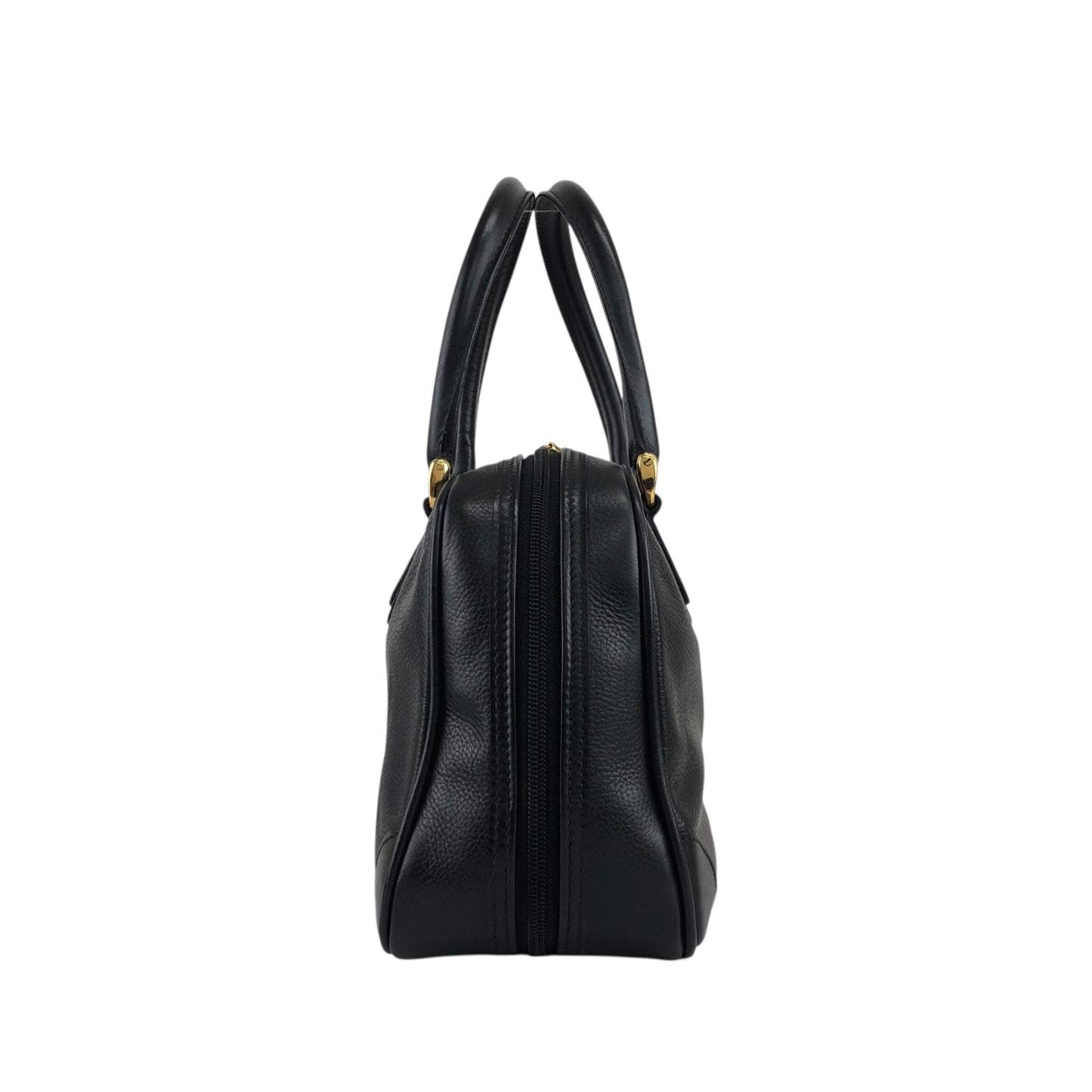 GUCCI Interlocking Handbag Black Vintage jkfsmf