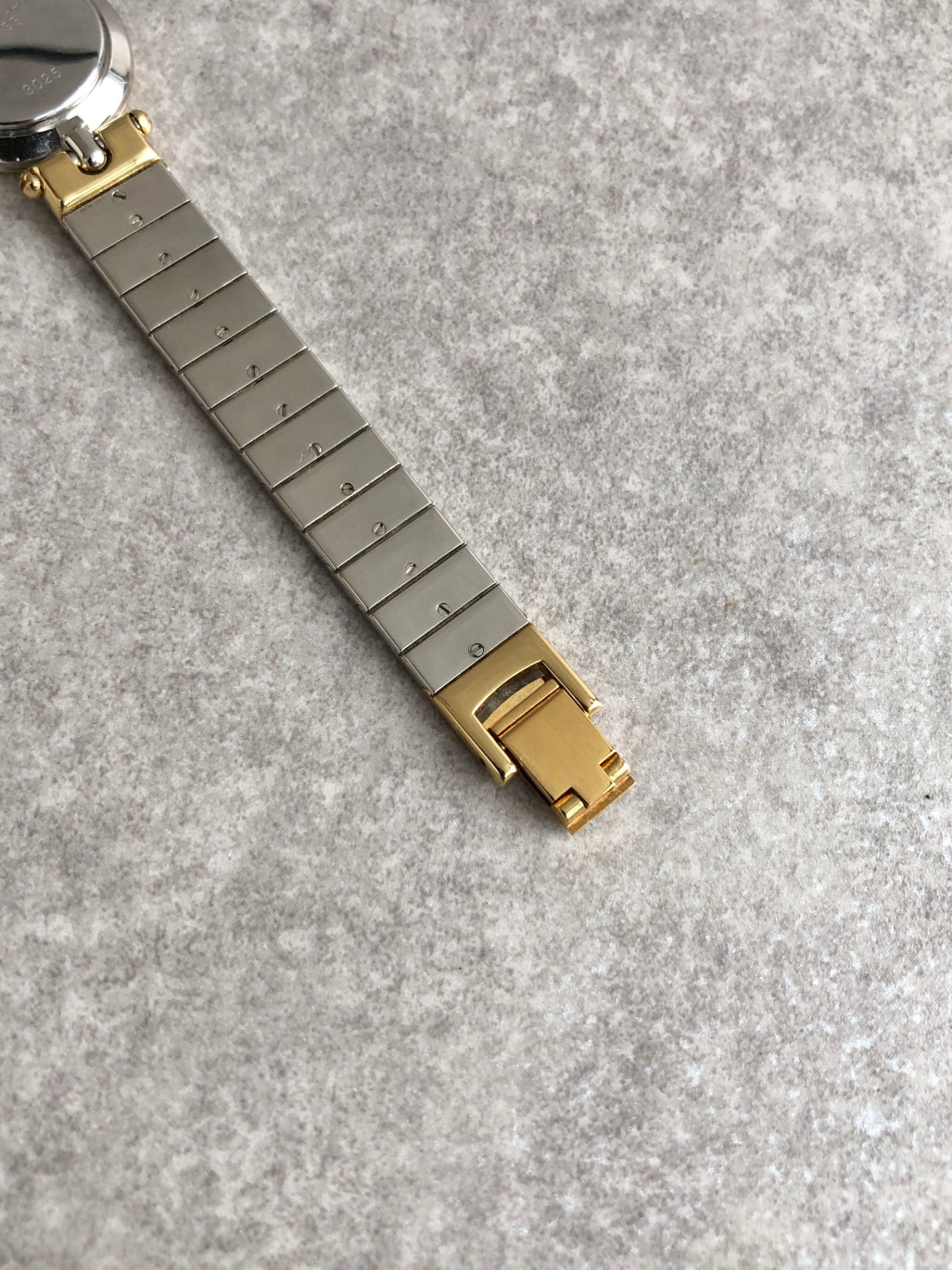 Christian Dior Quartz Watch Silver×Gold 3025 Vintage y5w3g6