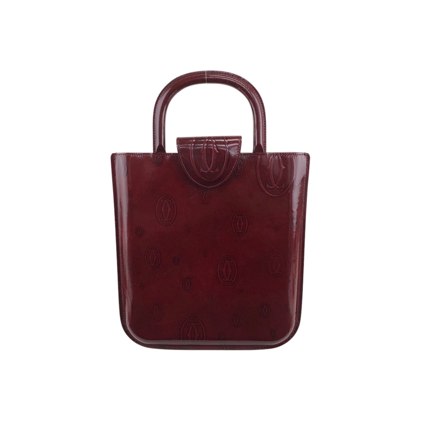 Cartier Handbag Red Vintage 6ntyn7