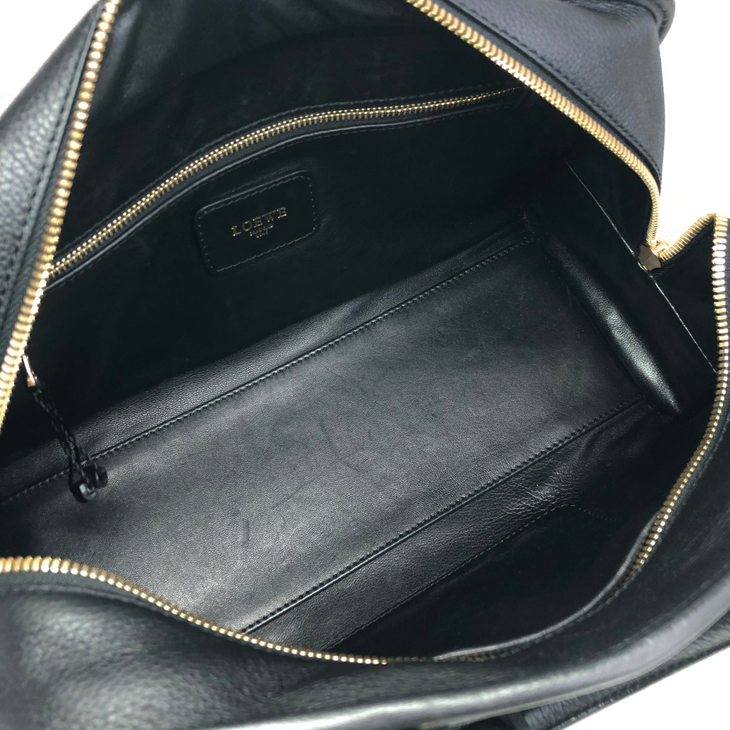 LOEWE Amazona28 Anagram Two-way Handbag Shoulder bag Black Vintage bagdfe