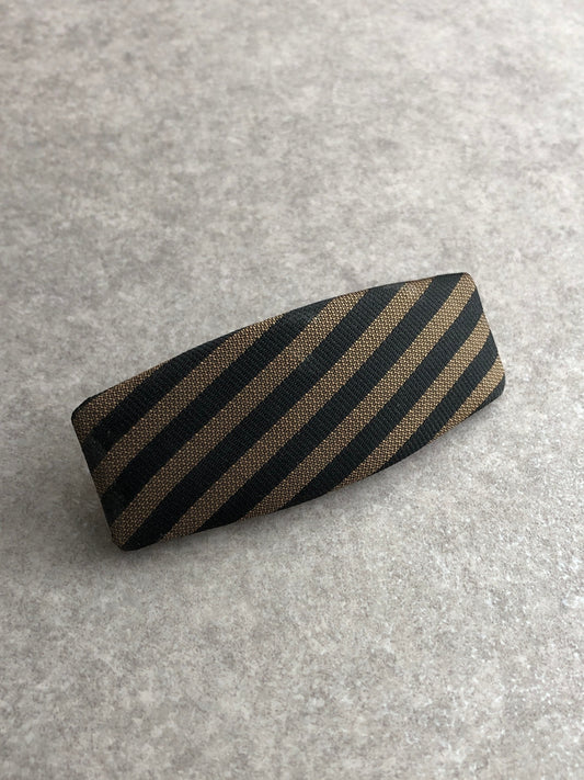 FENDI Pecan Barrette Brown Vintage f3iyva