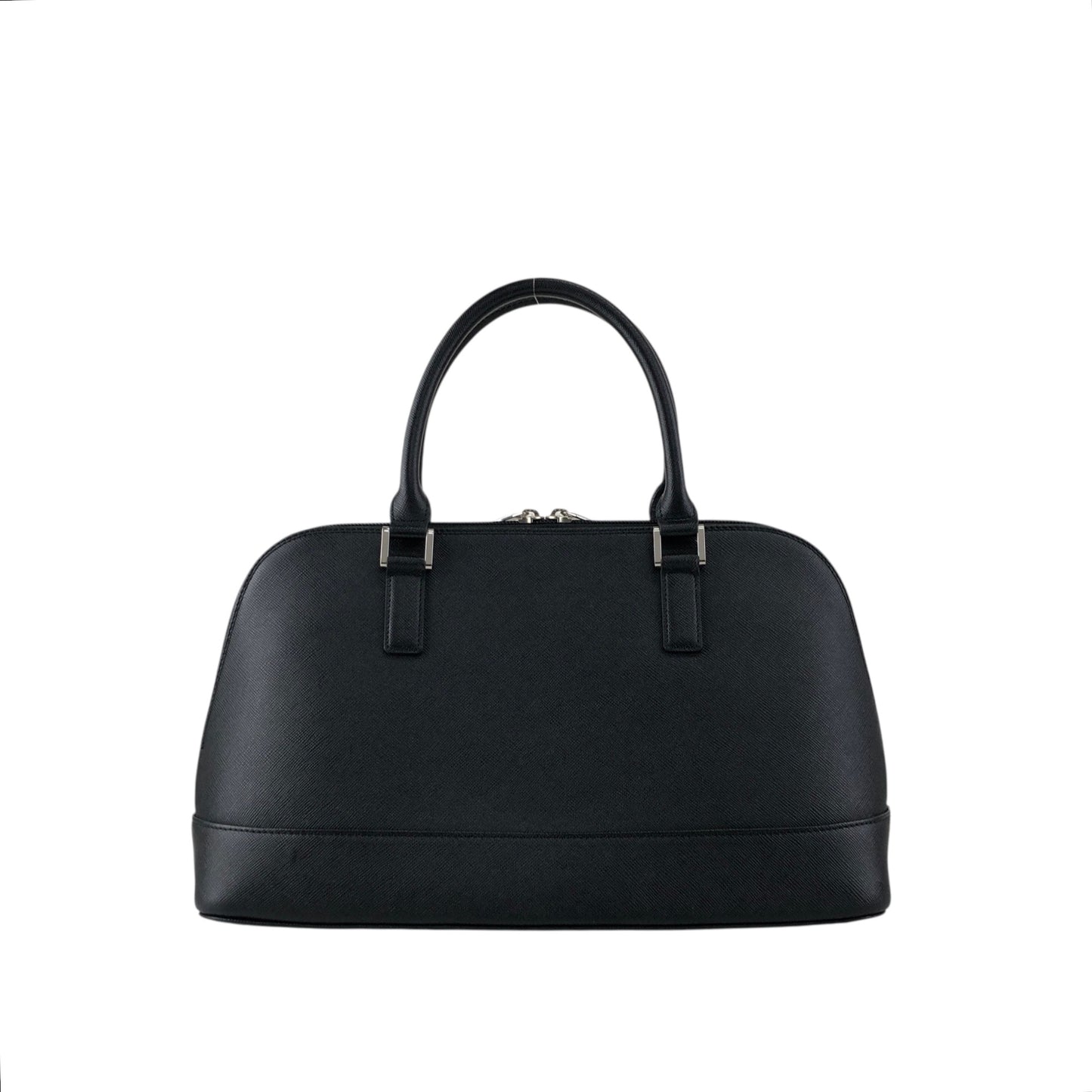 BURBERRY Front Pocket Handbag Black Vintage h2h7ny