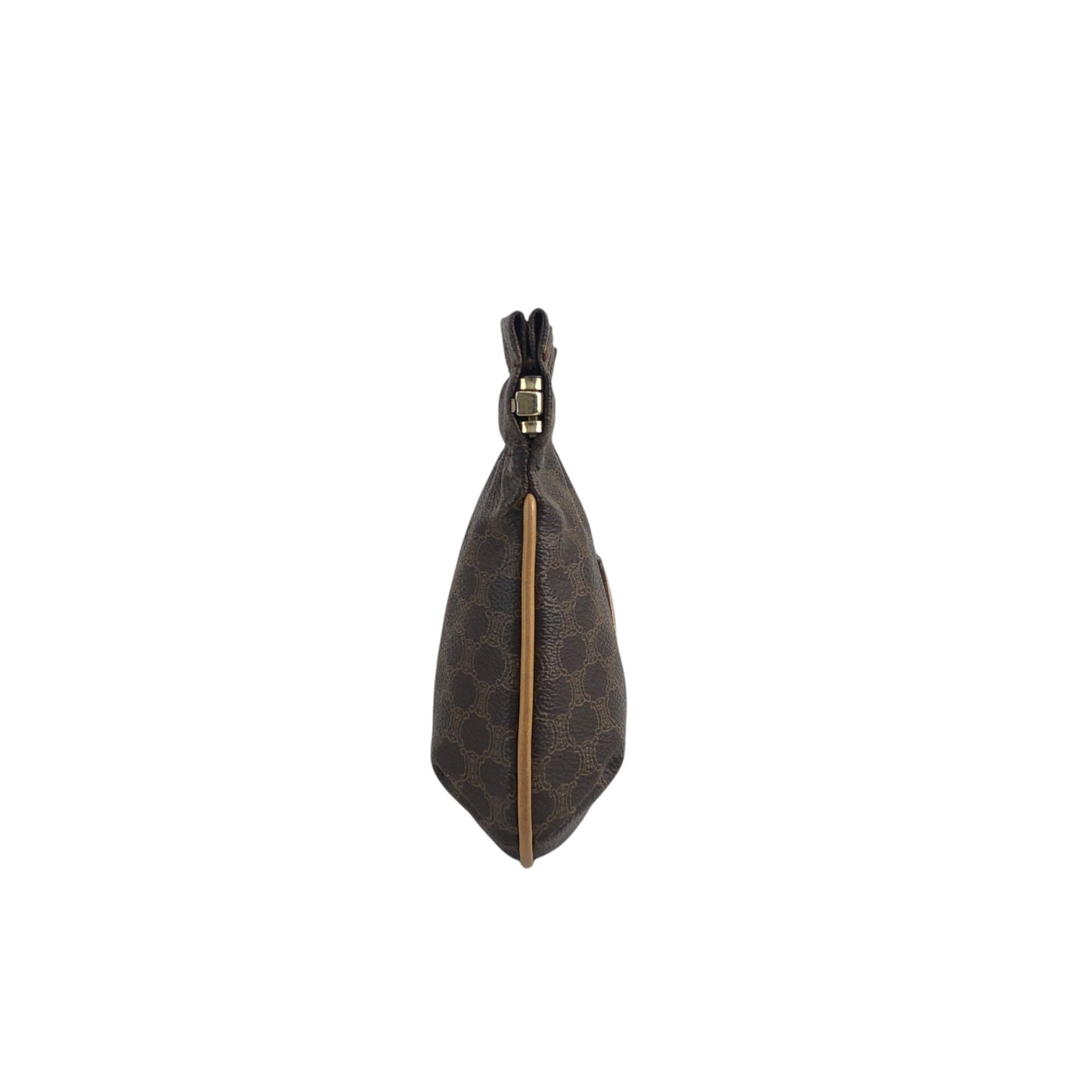 CELINE Macadam Blason Pouch Brown Vintage vhy7wu