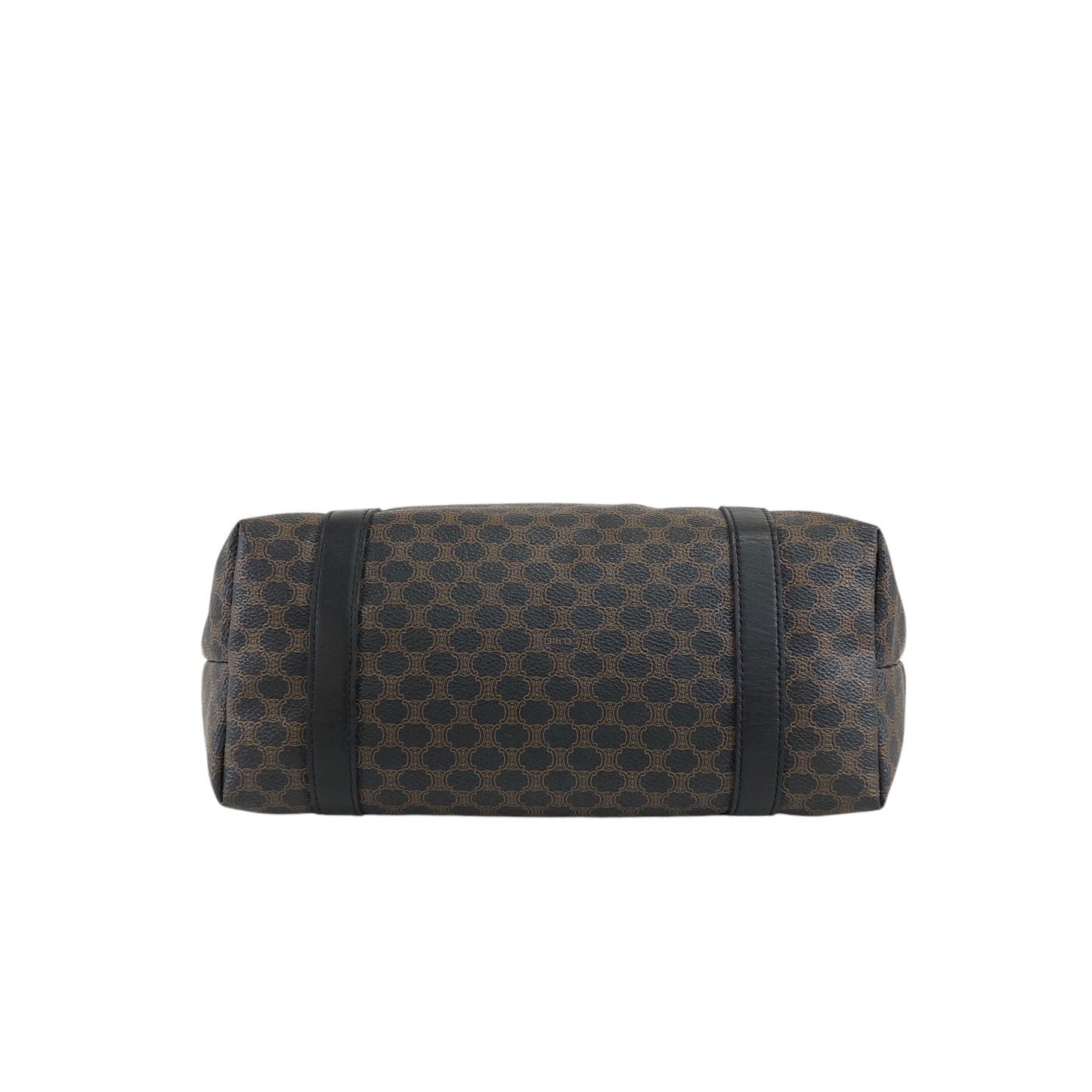 CELINE Macadam Blason Shoulder bag Totebag Black Vintage kxsx5u