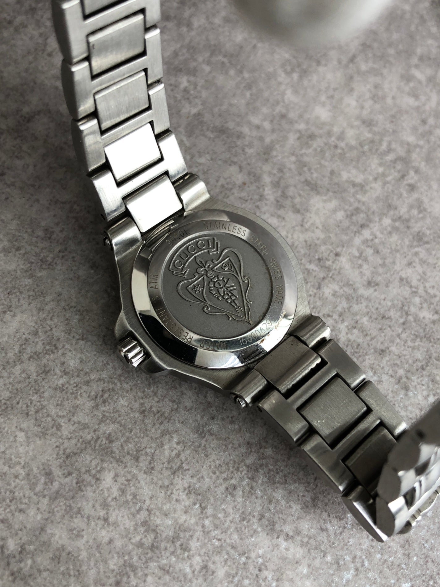 GUCCI Quartz Watch Silver Vintage 3025 g358dd