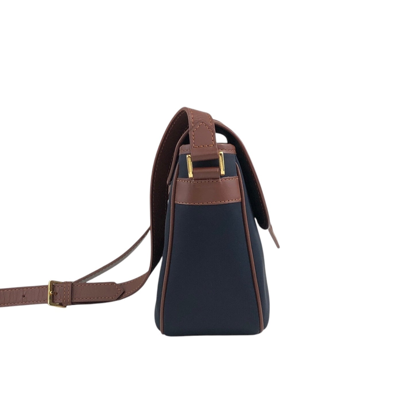 Yves Saint Laurent Shoulder bag Navy Vintage 7p88sz