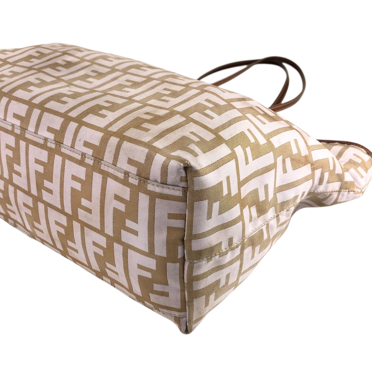FENDI Zucca Totebag Beige Vintage knpjzs