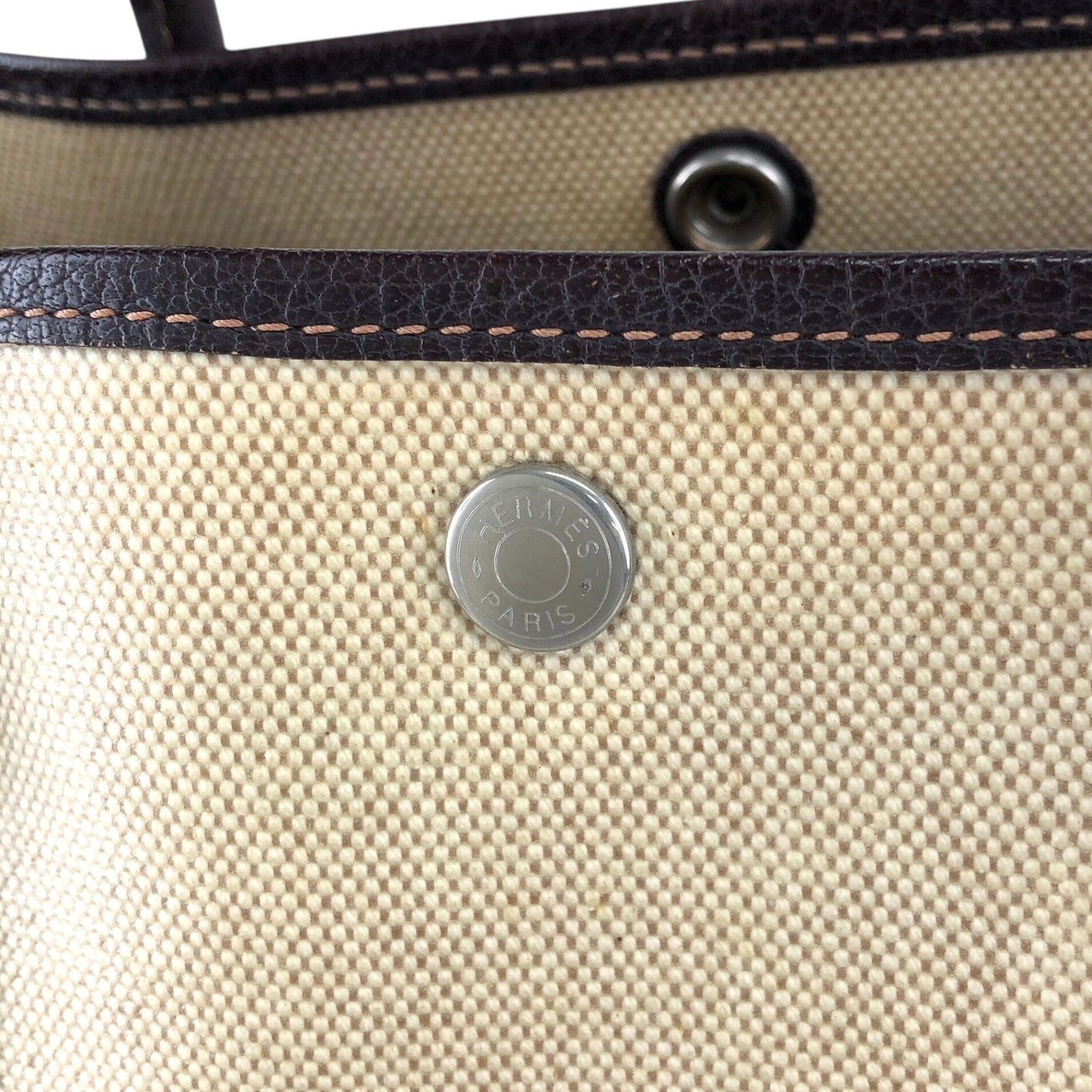 HERMES Totebag Beige Vintage ixgnpz