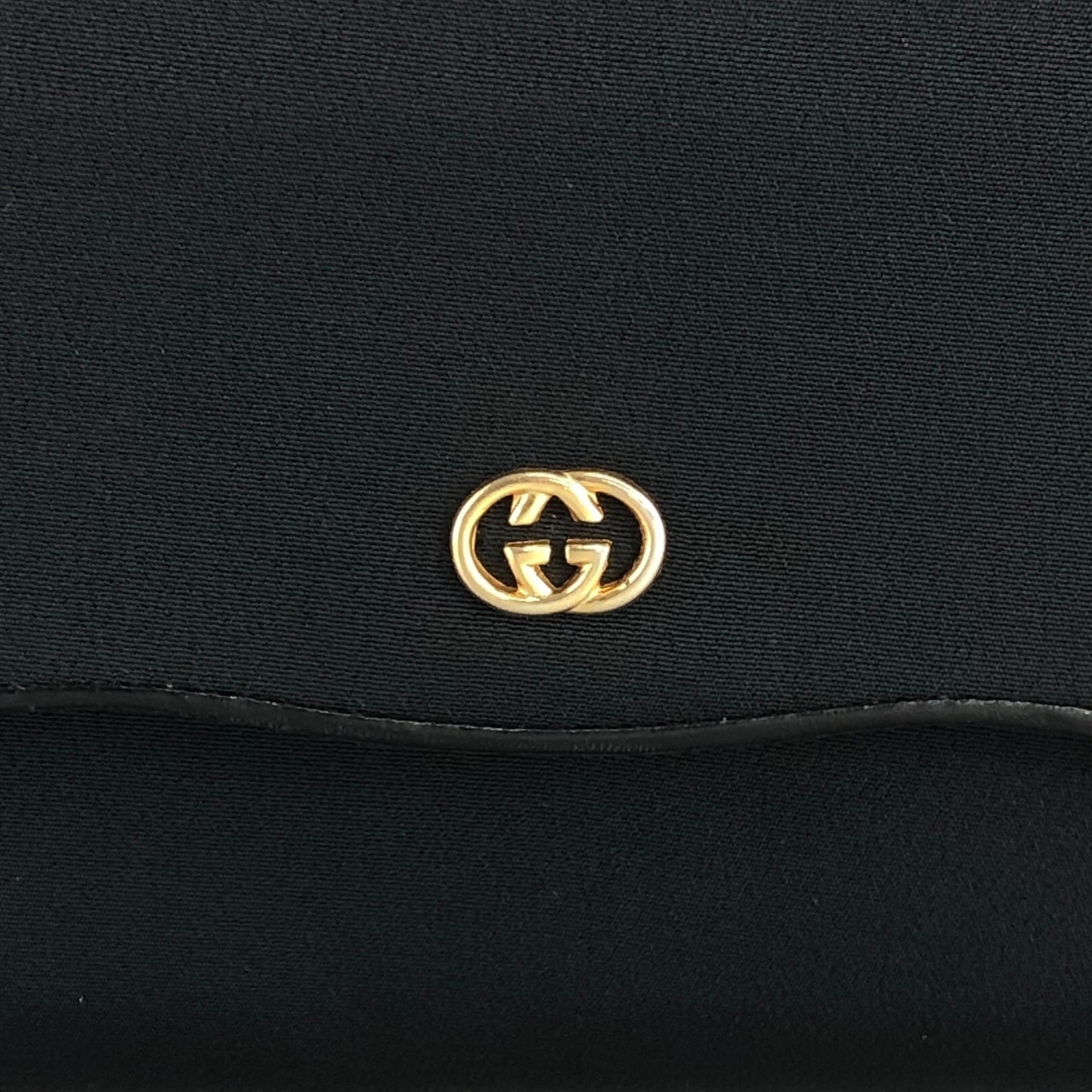 GUCCI 互鎖鏈條單肩包 黑色 復古 c5t5sp