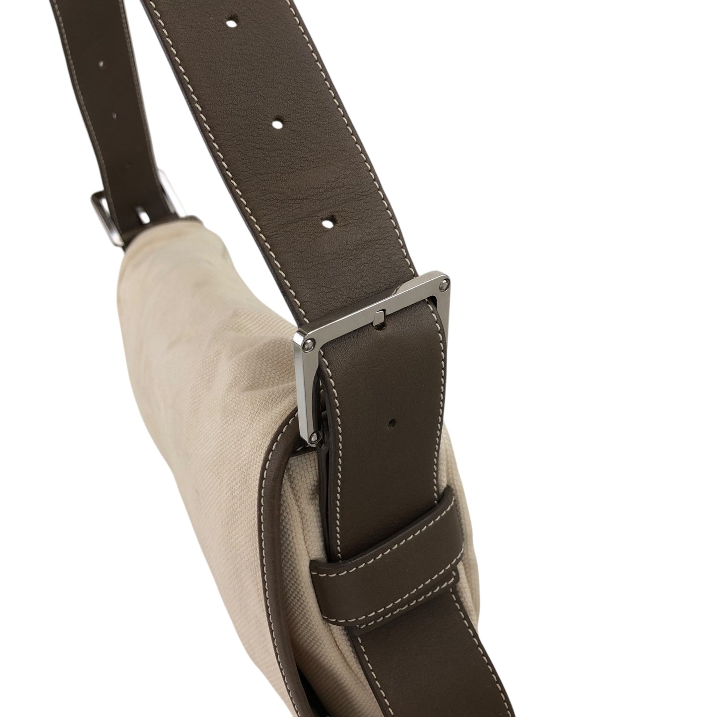 LOEWE Anagram Shoulder bag Beige Vintage u8w446