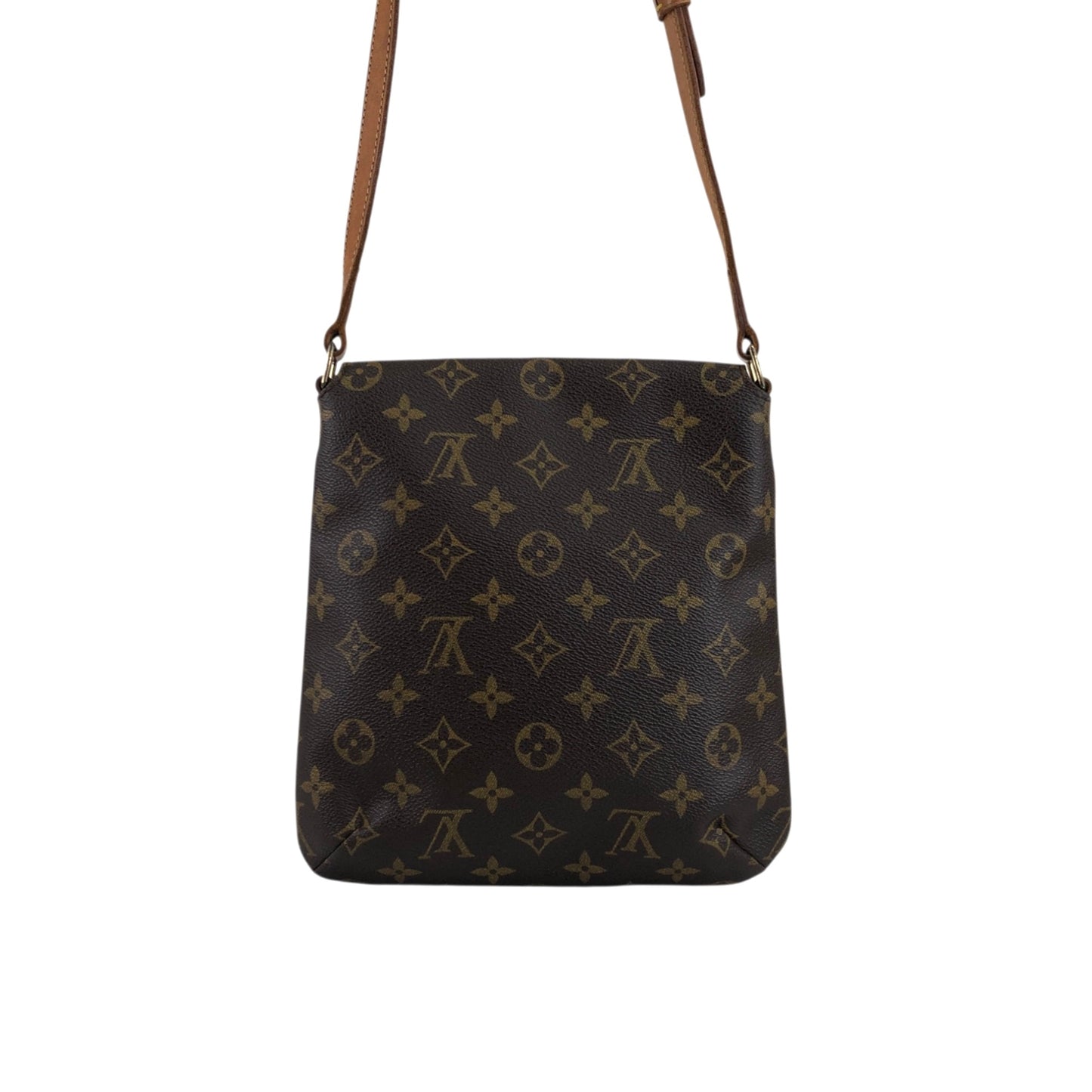 LOUIS VUITTON Monogram Shoulder bag Brown Vintage ga4vru