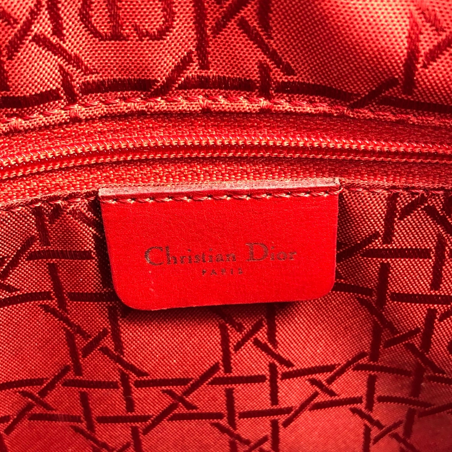 Christian Dior Lady Dior Cannage Logo Charm Two-way Handbag Shoulder bag Black Vintage kty22j
