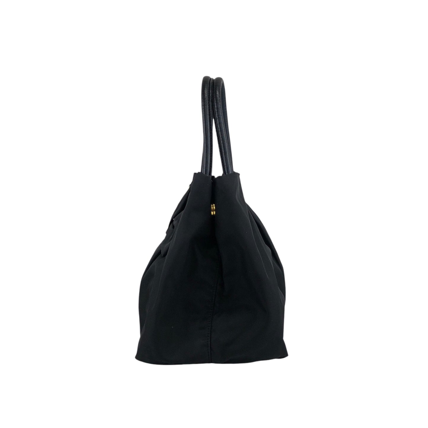 PRADA Logo Handbag Black Vintage embxsx