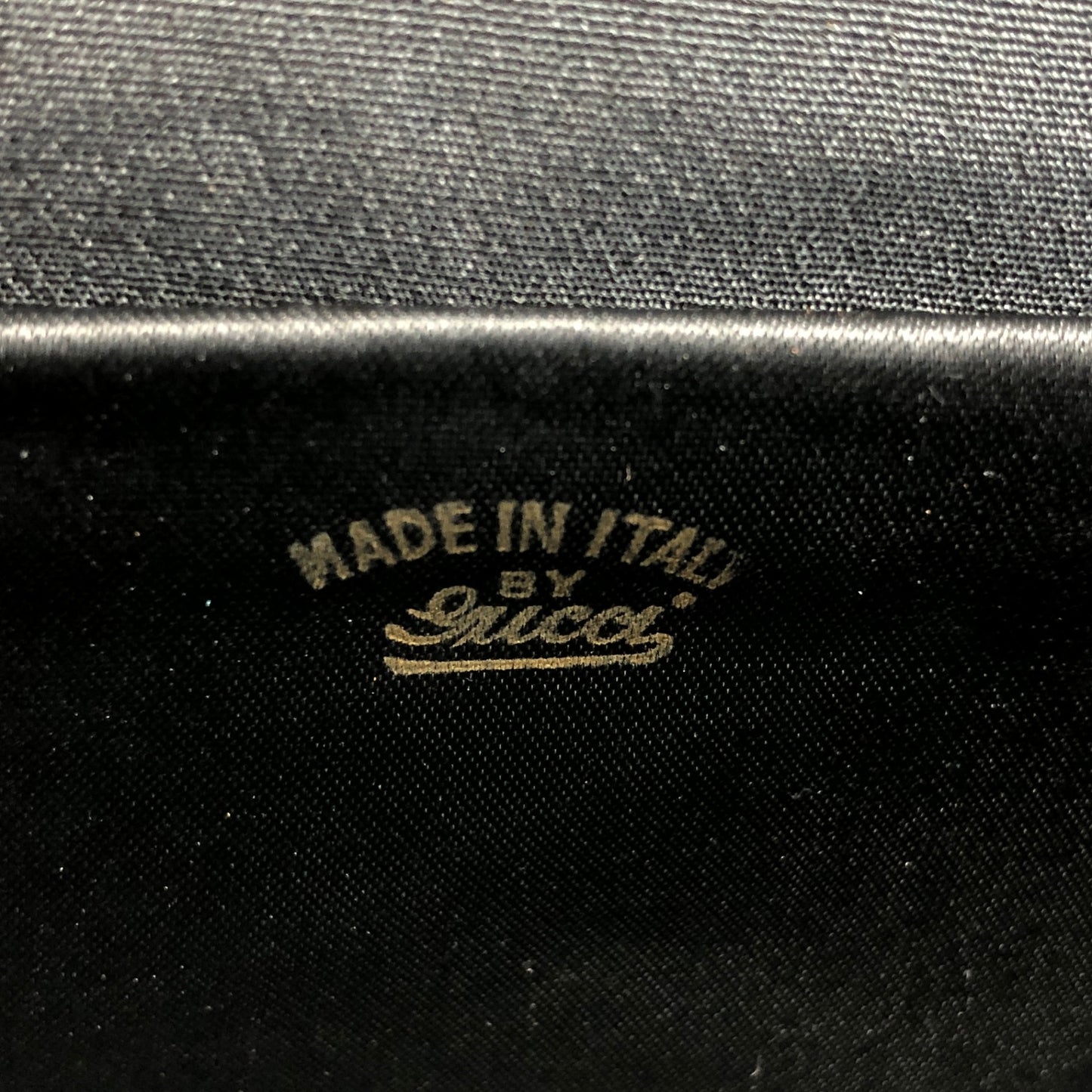 GUCCI 互鎖鏈條單肩包 黑色 復古 c5t5sp