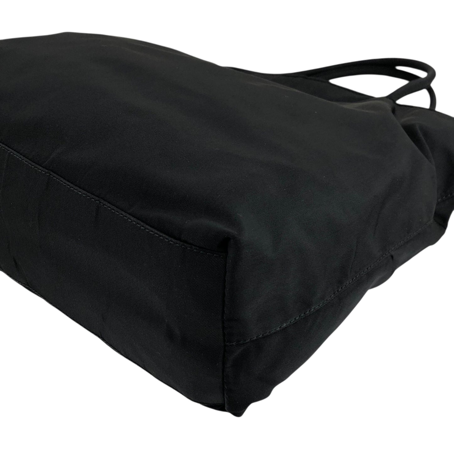 PRADA Triangle Logo Totebag Black Vintage z3ewpi