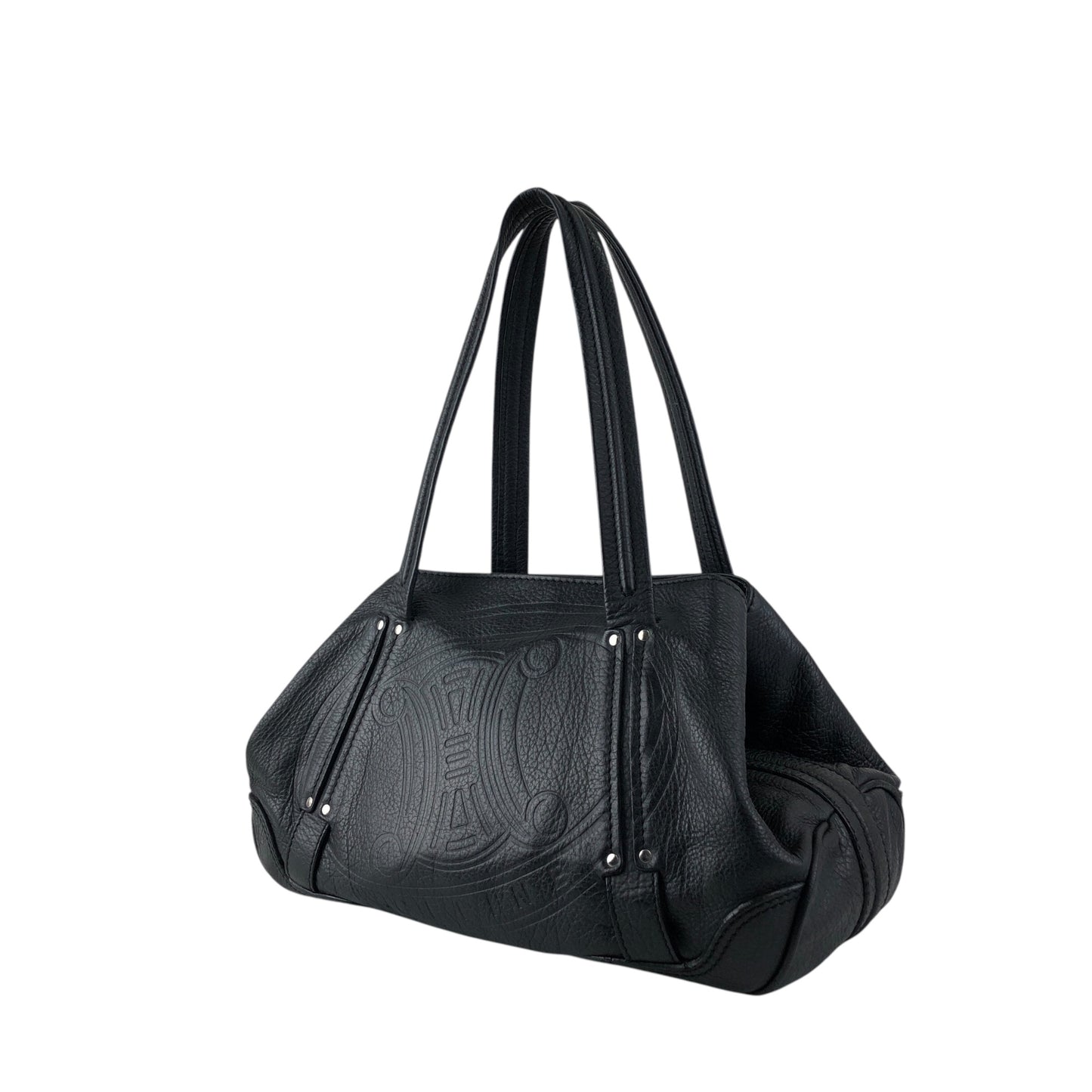 CELINE Blason Totebag Black Vintage si5ave
