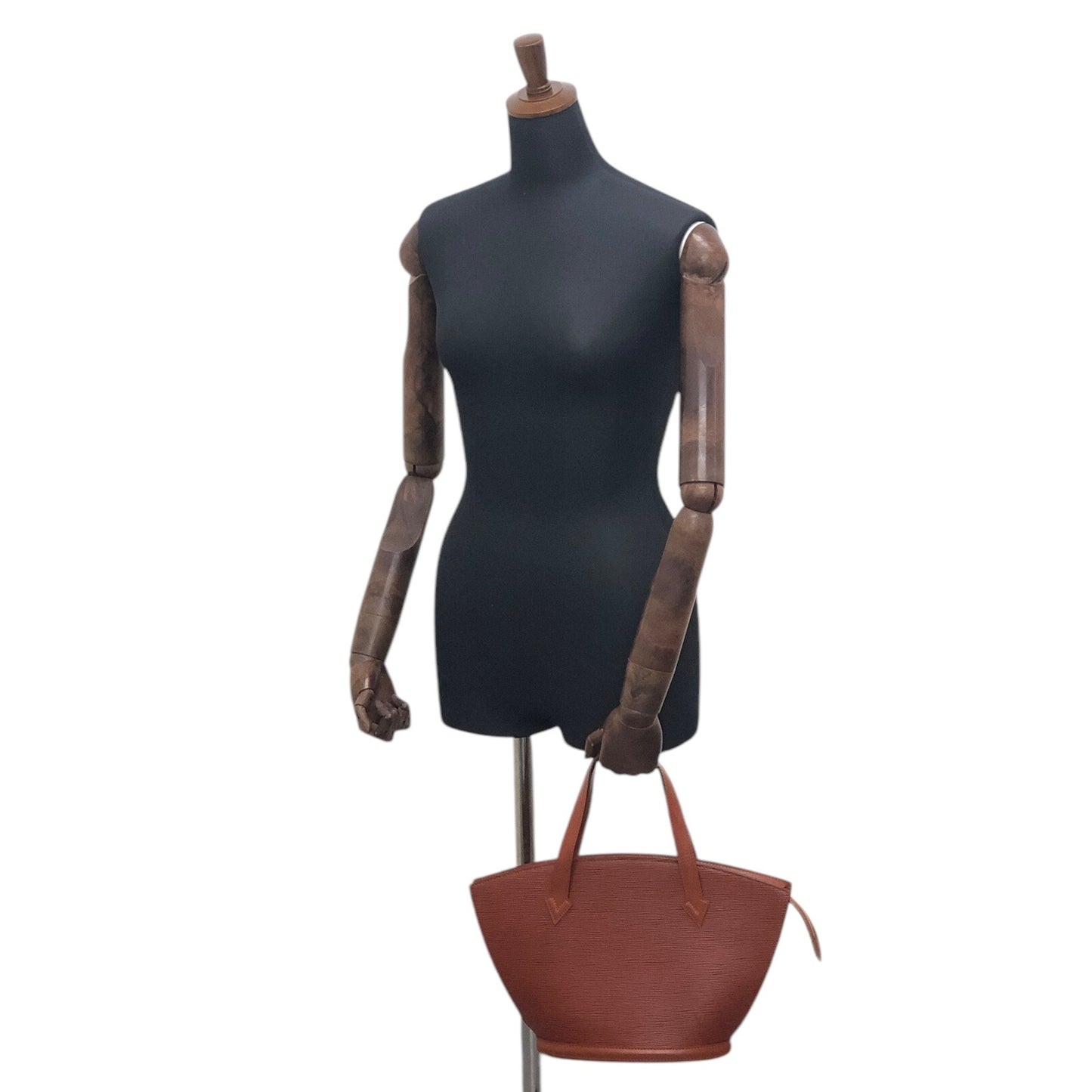 LOUIS VUITTON Epi Handbag Brown M52273 Vintage pbbmcr