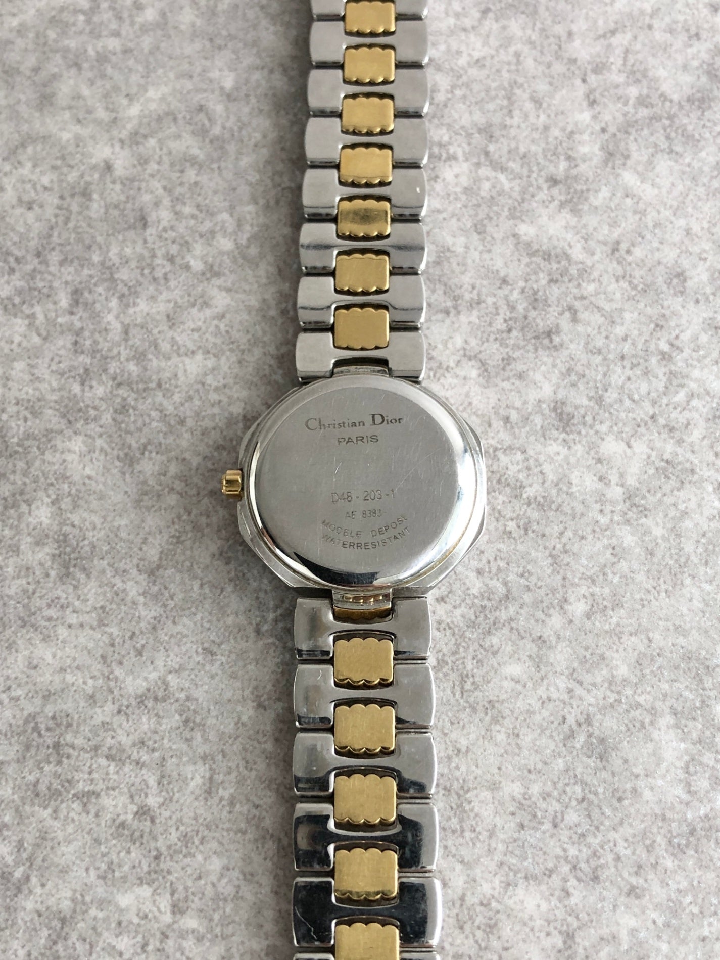 Christian Dior Quartz Watch Silver D48-203-1 Vintage 2ezrzr