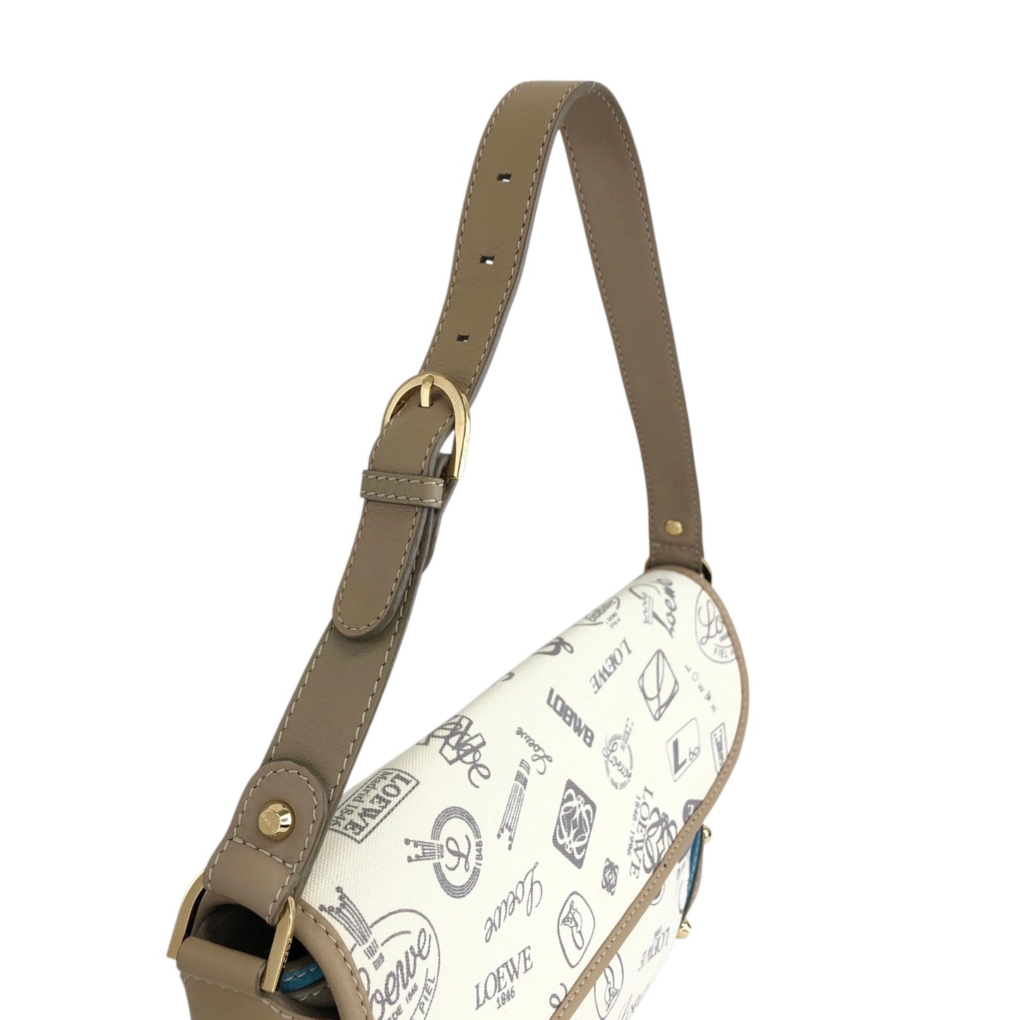 LOEWE Shoulder bag Beige Vintage k67gra