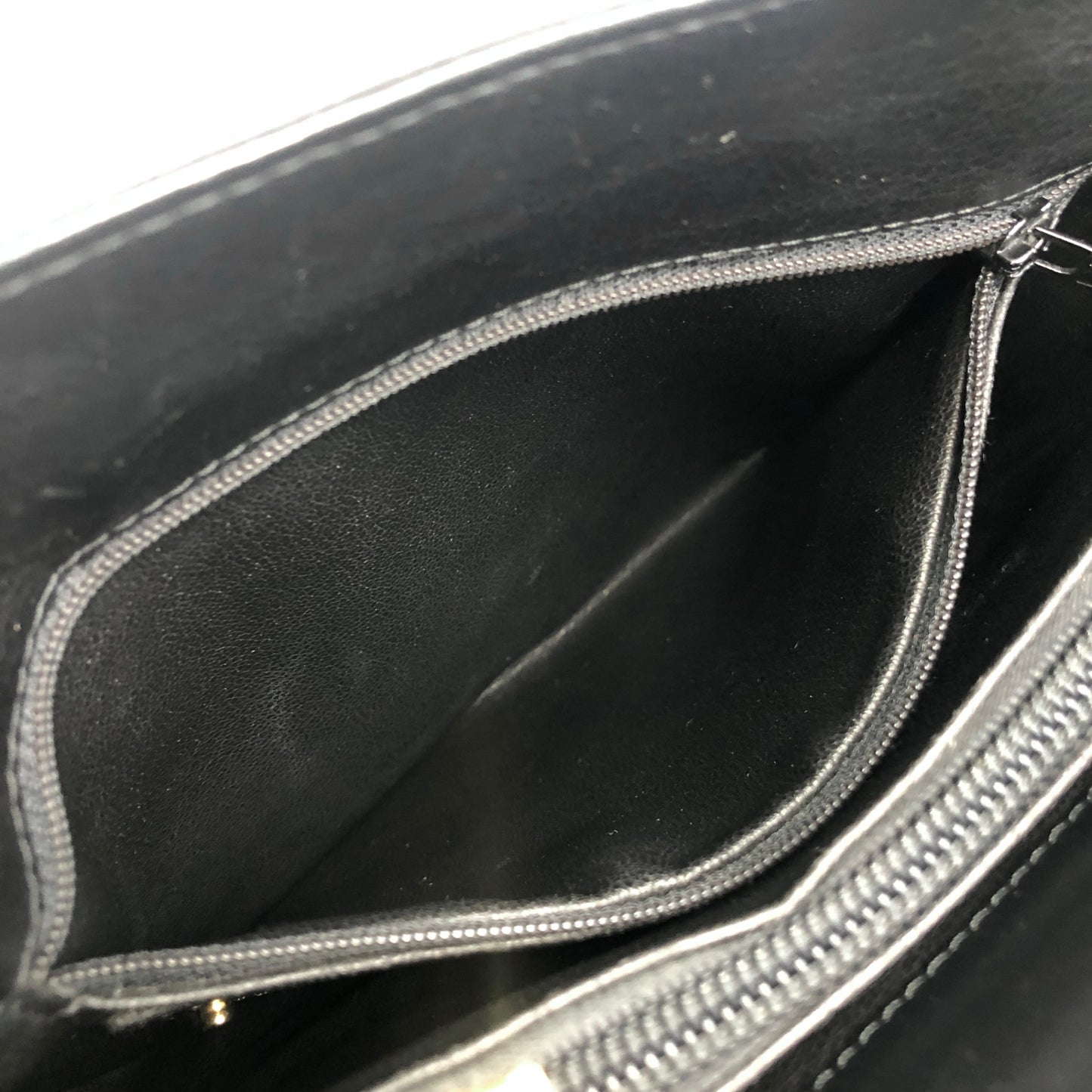 Christian Dior CD Logo Handbag Black Vintage 56eg4v