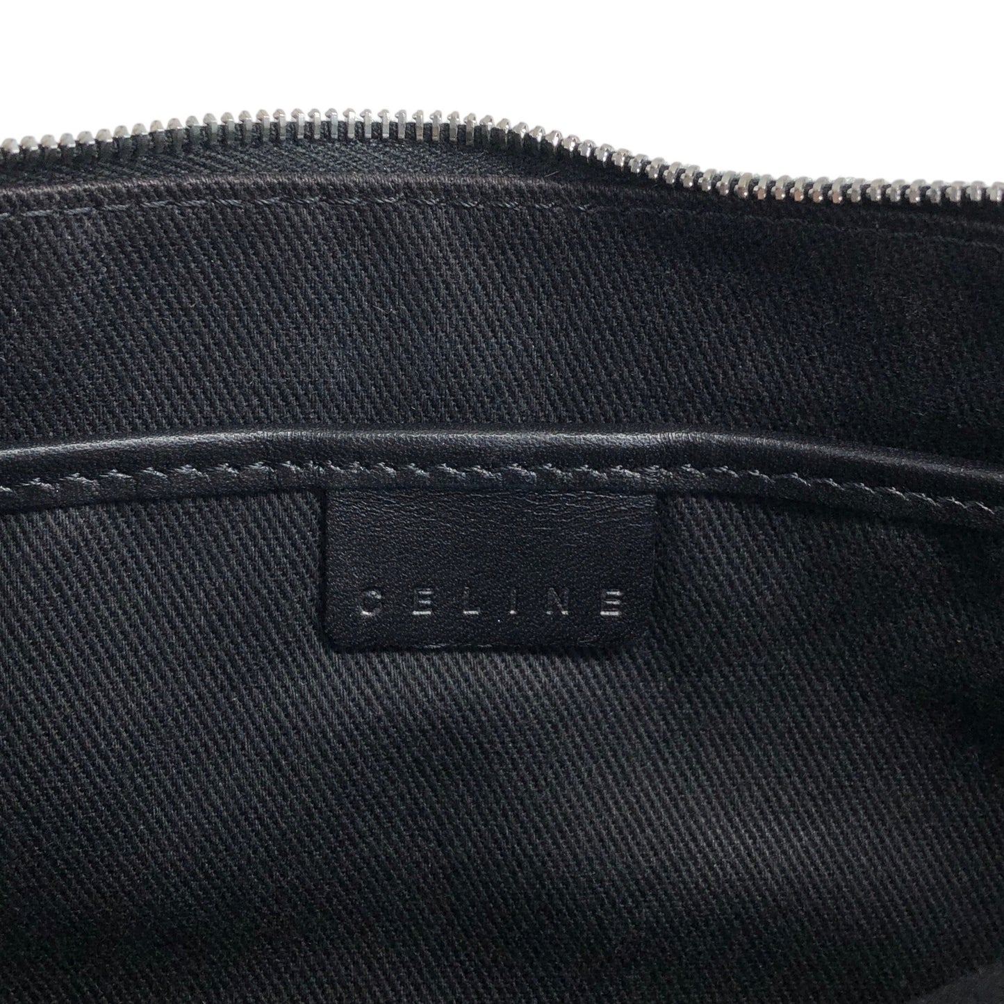 CELINE Shoulder bag Hobobag Black Vintage ygiapy