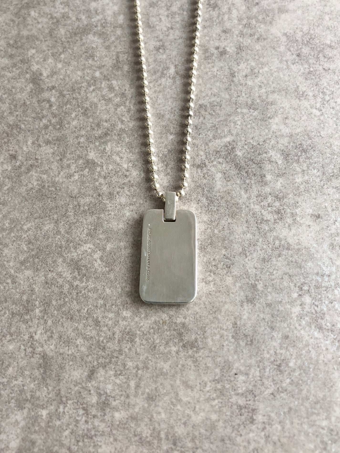 Tiffany & Co. Necklace Silver SILVERE 925 Vintage fxba3r