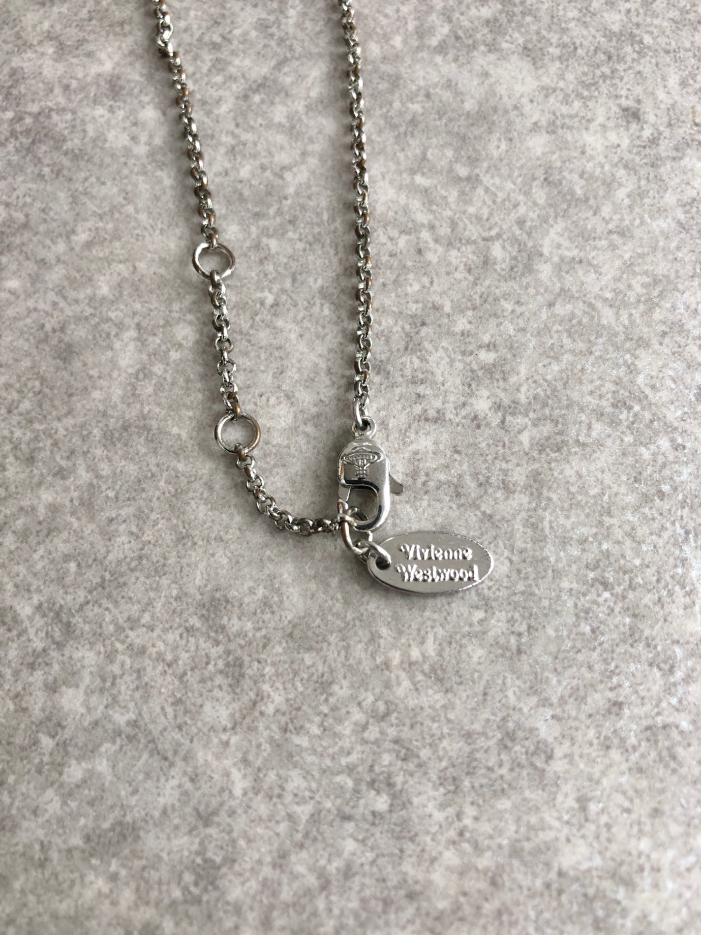 Vivienne Westwood Necklace Silver Vintage e6j3xi