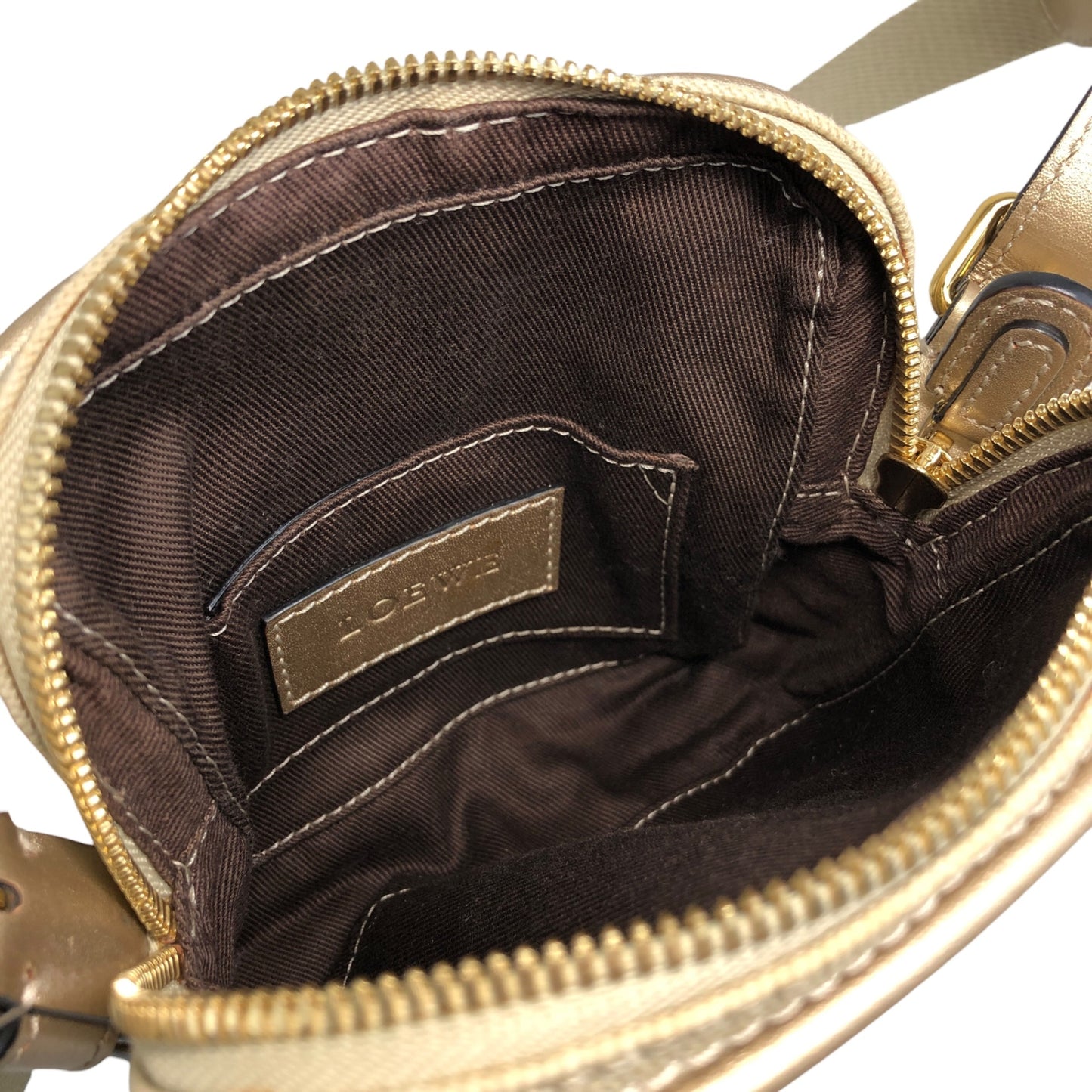 LOEWE Anagram Small Shoulder bag Beige Vintage meahck
