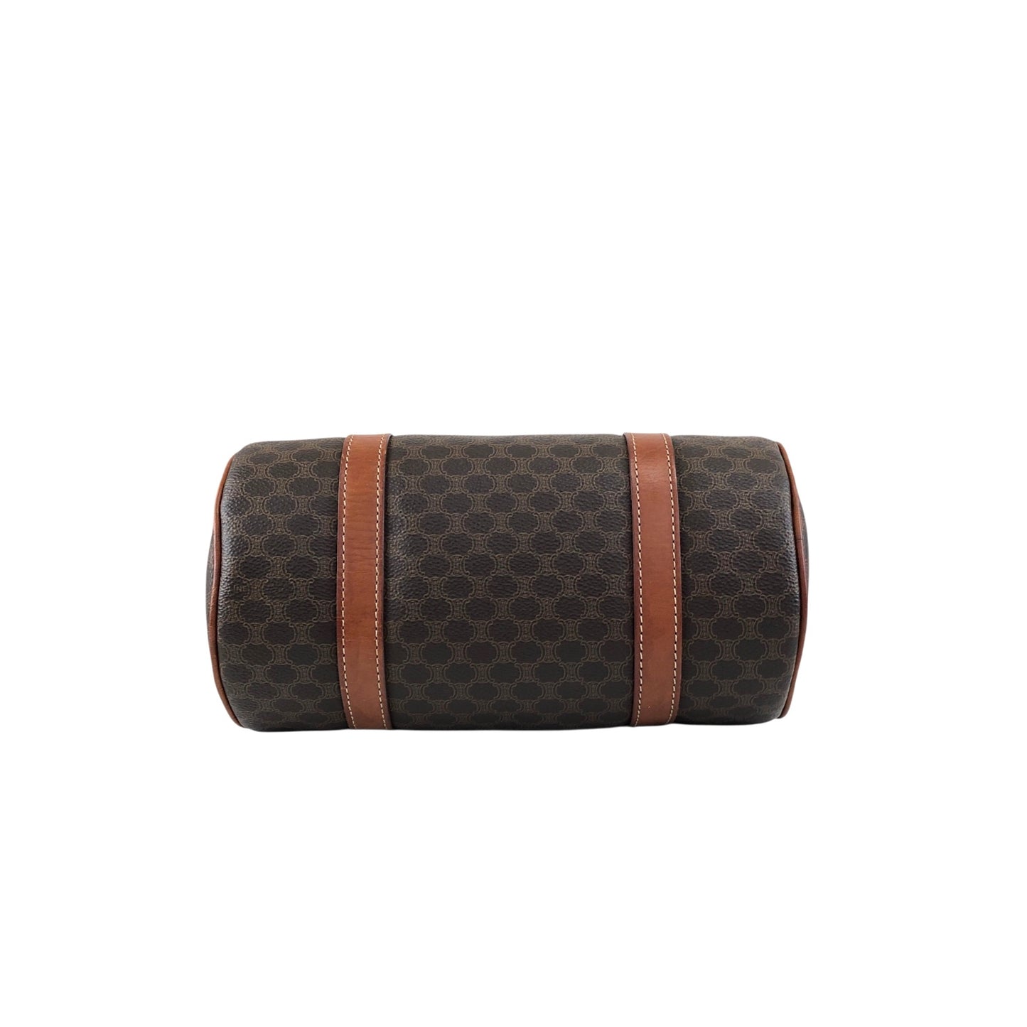 CELINE Macadam Blason Handbag Brown Vintage yfx88s
