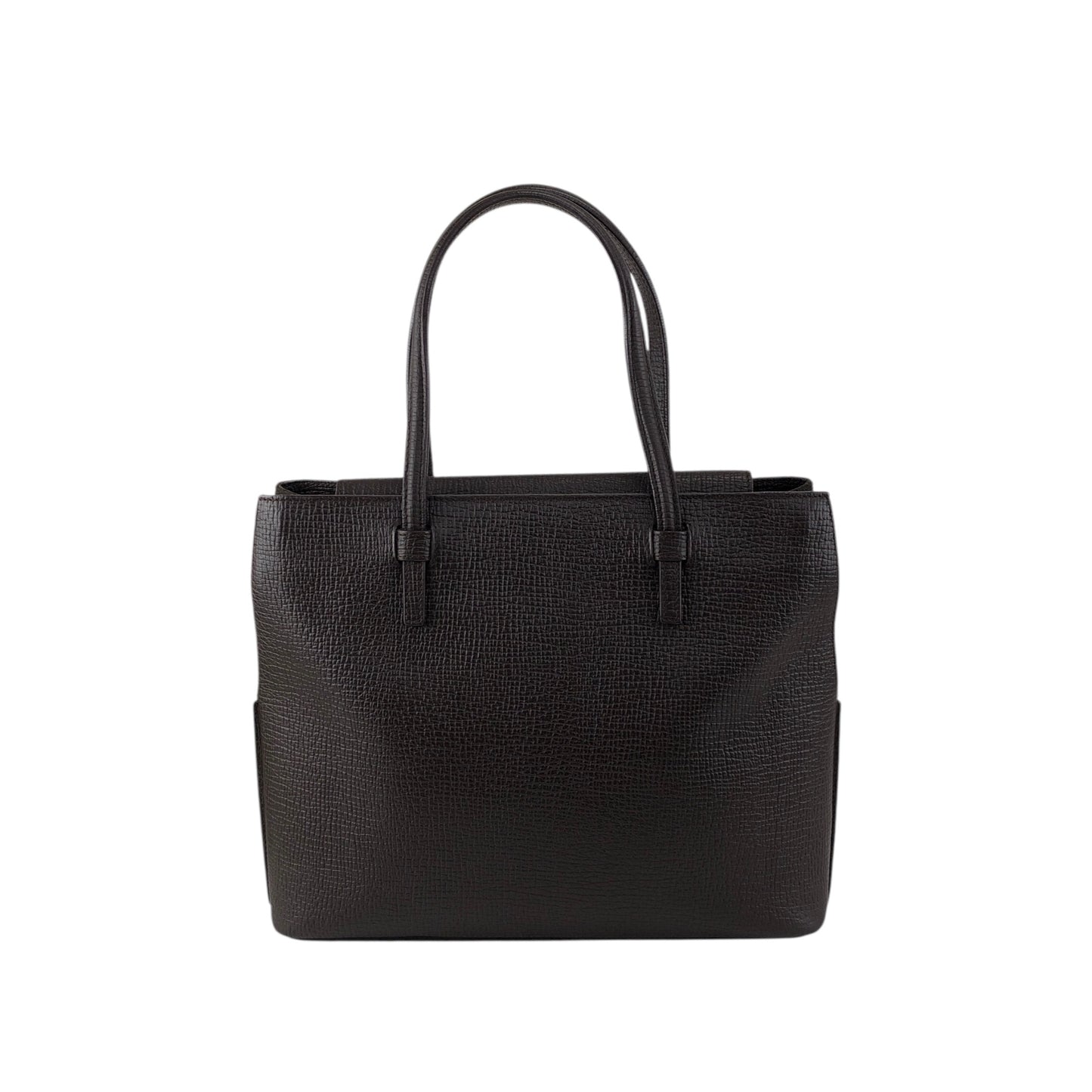 LOEWE Logo Embossed Handbag Brown Vintage zfvfp7