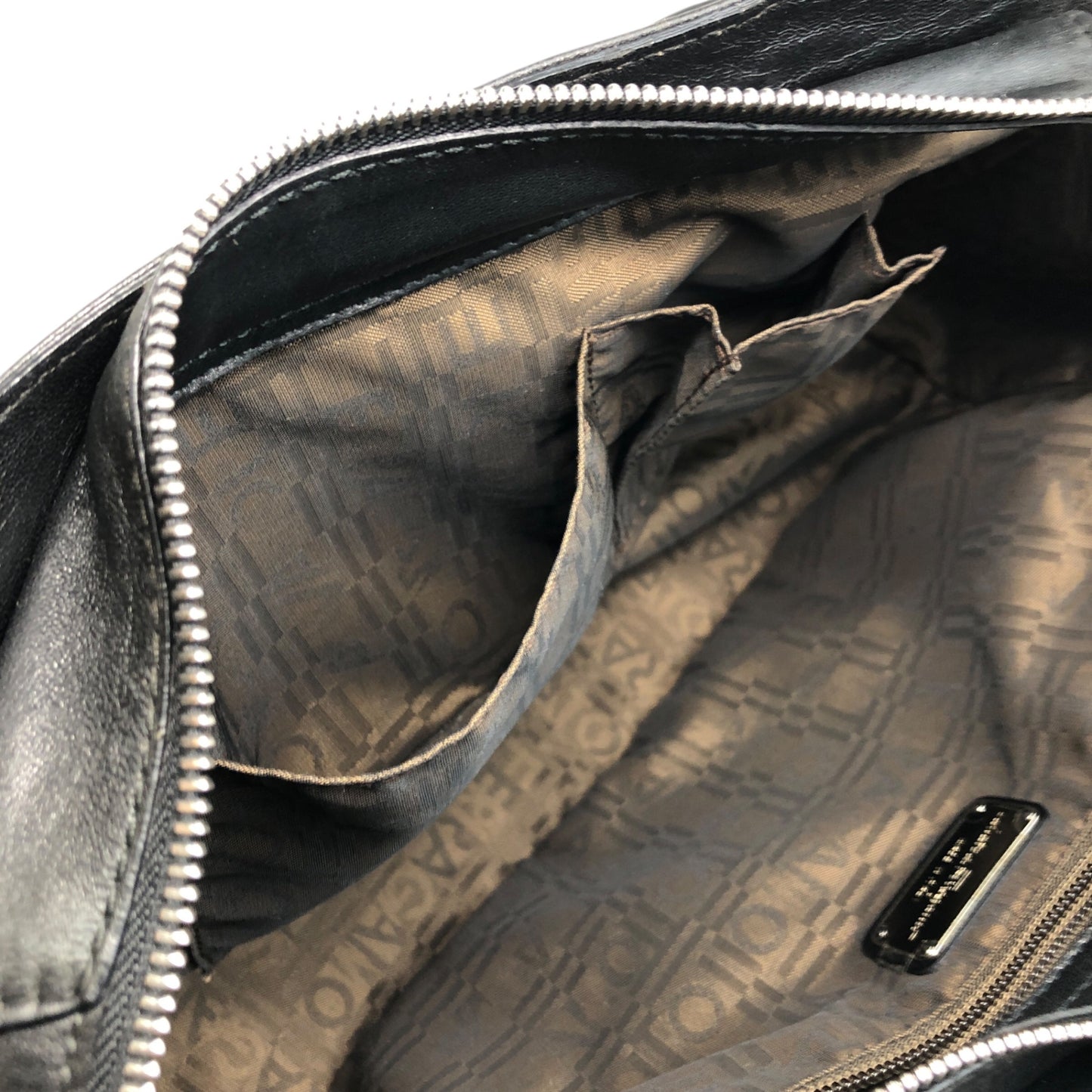 Salvatore Ferragamo Gancini Handbag Black Vintage ehywma