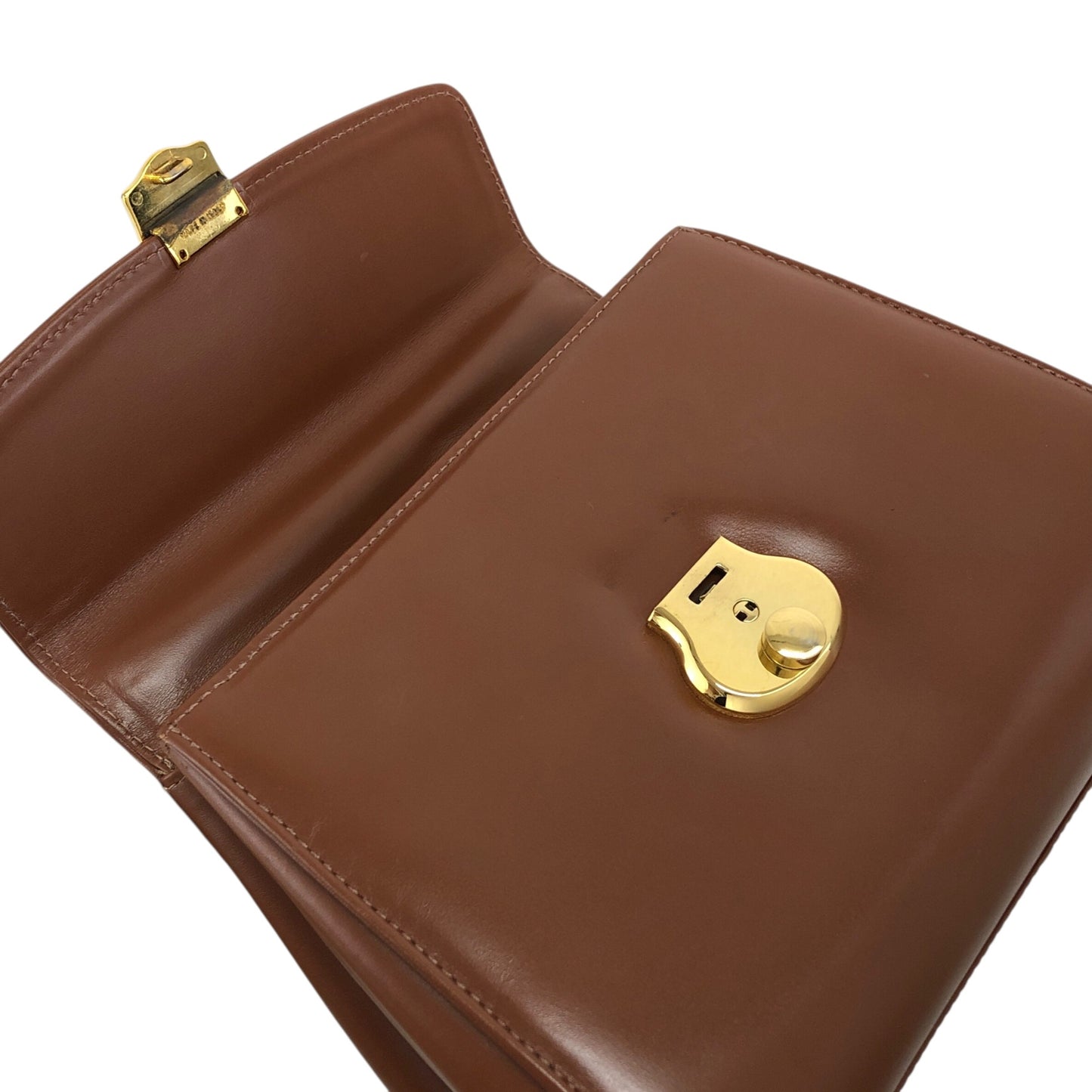 BURBERRY Top Handle Handbag Brown Vintage 6wvw6e