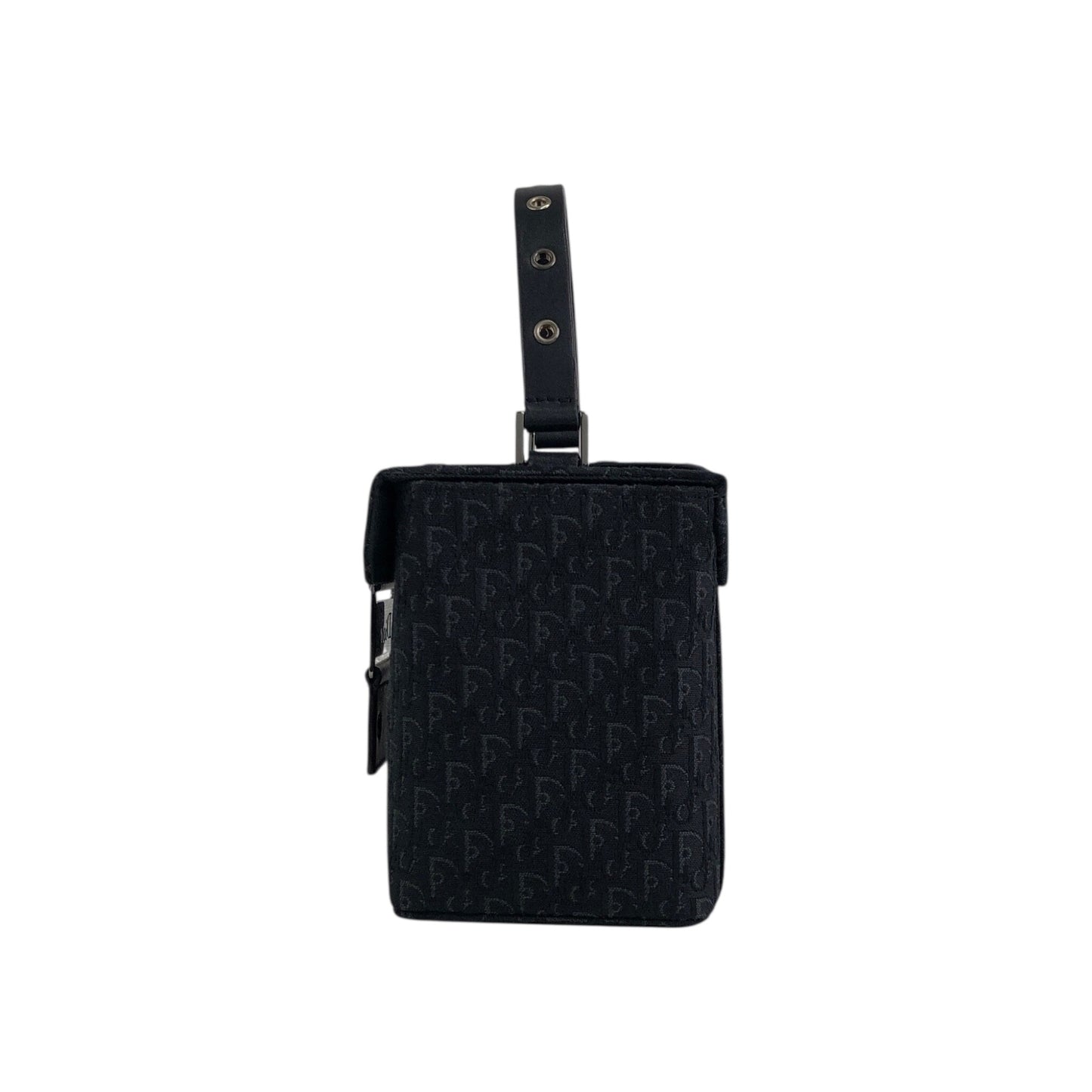 Christian Dior Street Chic Small Handbag Vanity bag Black Vintage 525v32