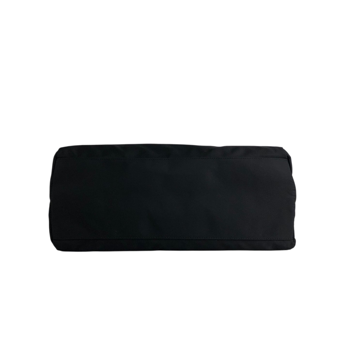 PRADA Triangle Logo Handbag Black Vintage kkmacr
