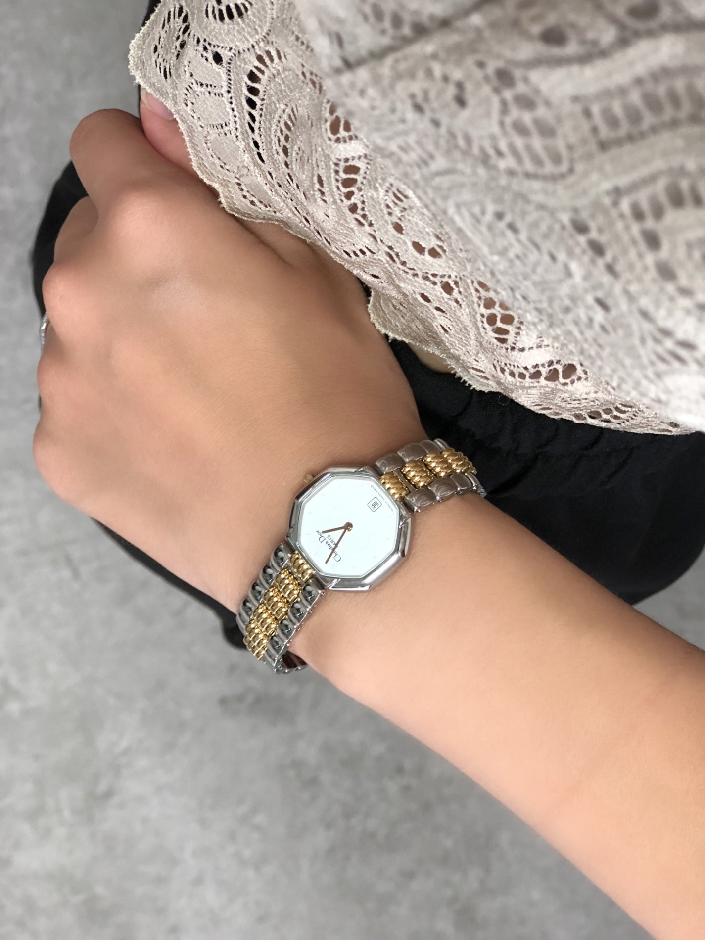 Christian Dior Watch Silver×Gold Vintage vpvxy4