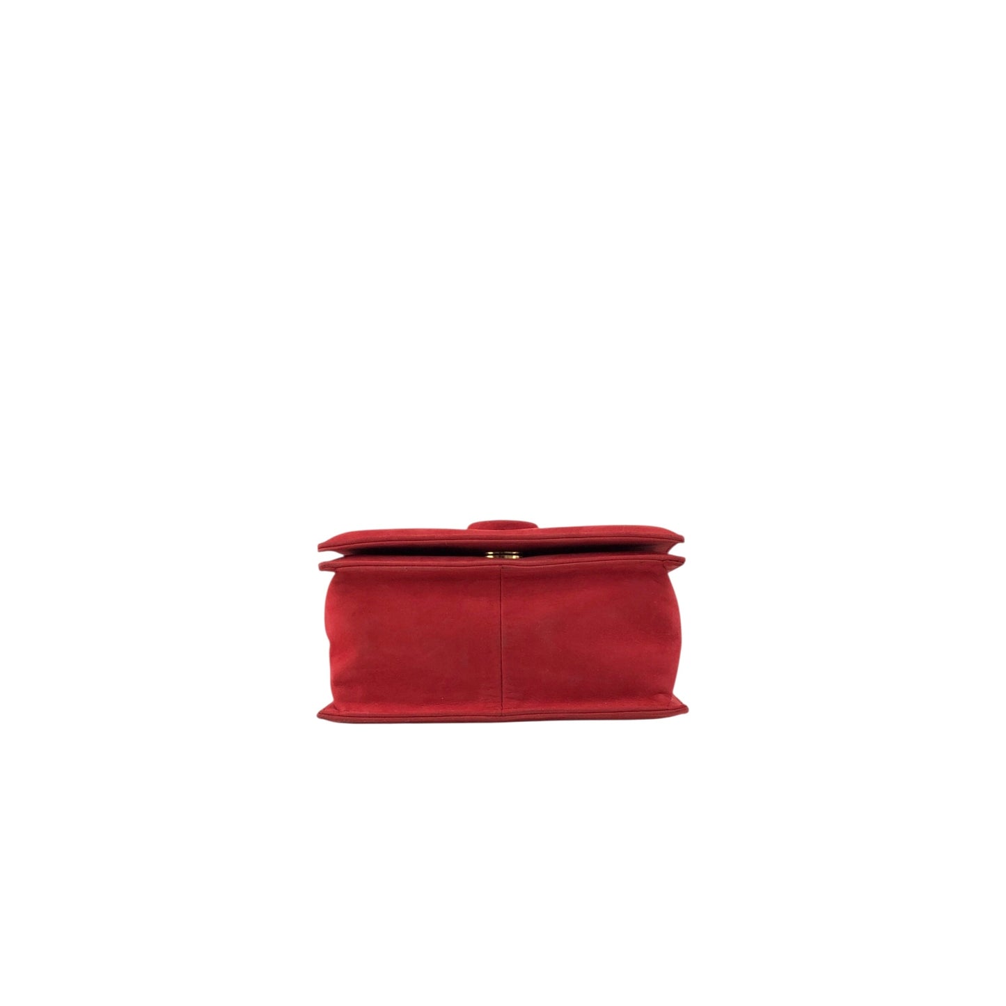 Tiffany & Co. Logo Small Chain Handbag Red Vintage gphne8