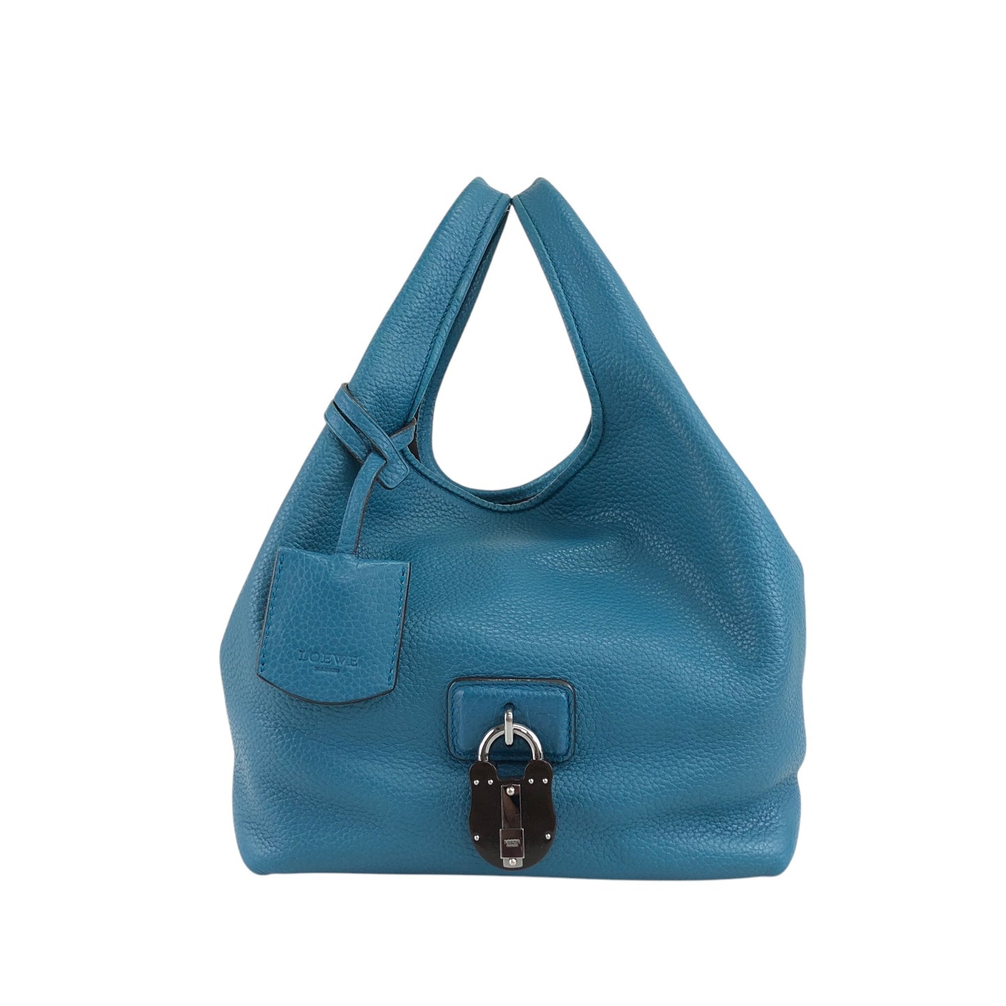 LOEWE 掛鎖手提包 藍色 復古 2t2tsk