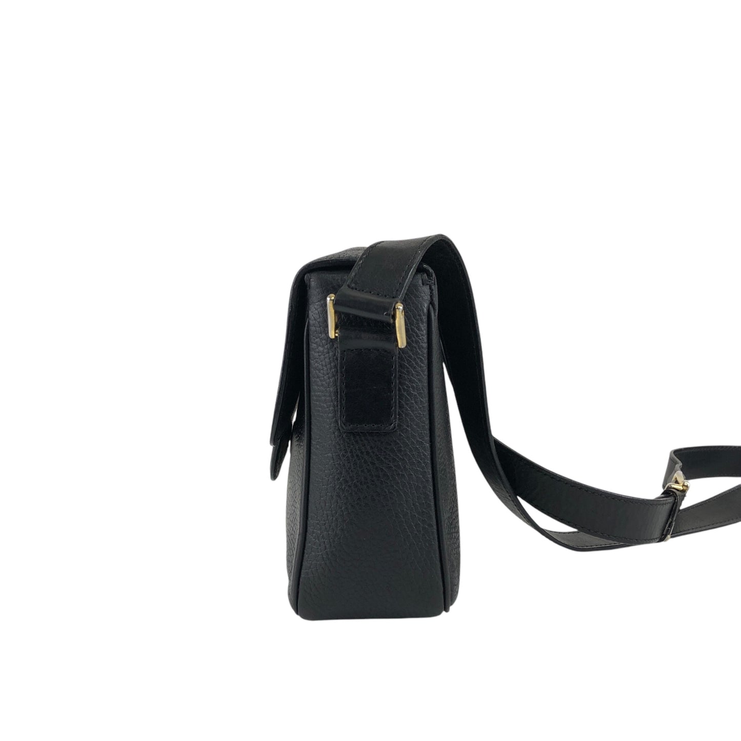 CELINE Circle Logo Shoulder bag Black Vintage bz4cv2