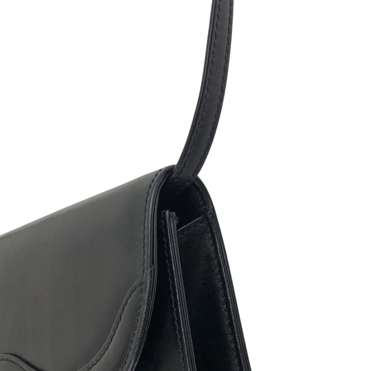 CELINE Blason Shoulder bag Black Vintage zfryrd