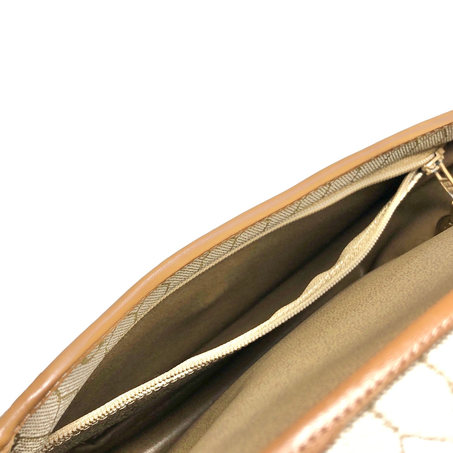 Christian Dior Honeycomb Pattern Logo Shoulder bag Beige Vintage gage6d