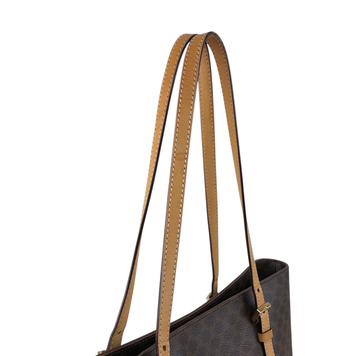CELINE Macadam Totebag Brown Vintage 8azhcw