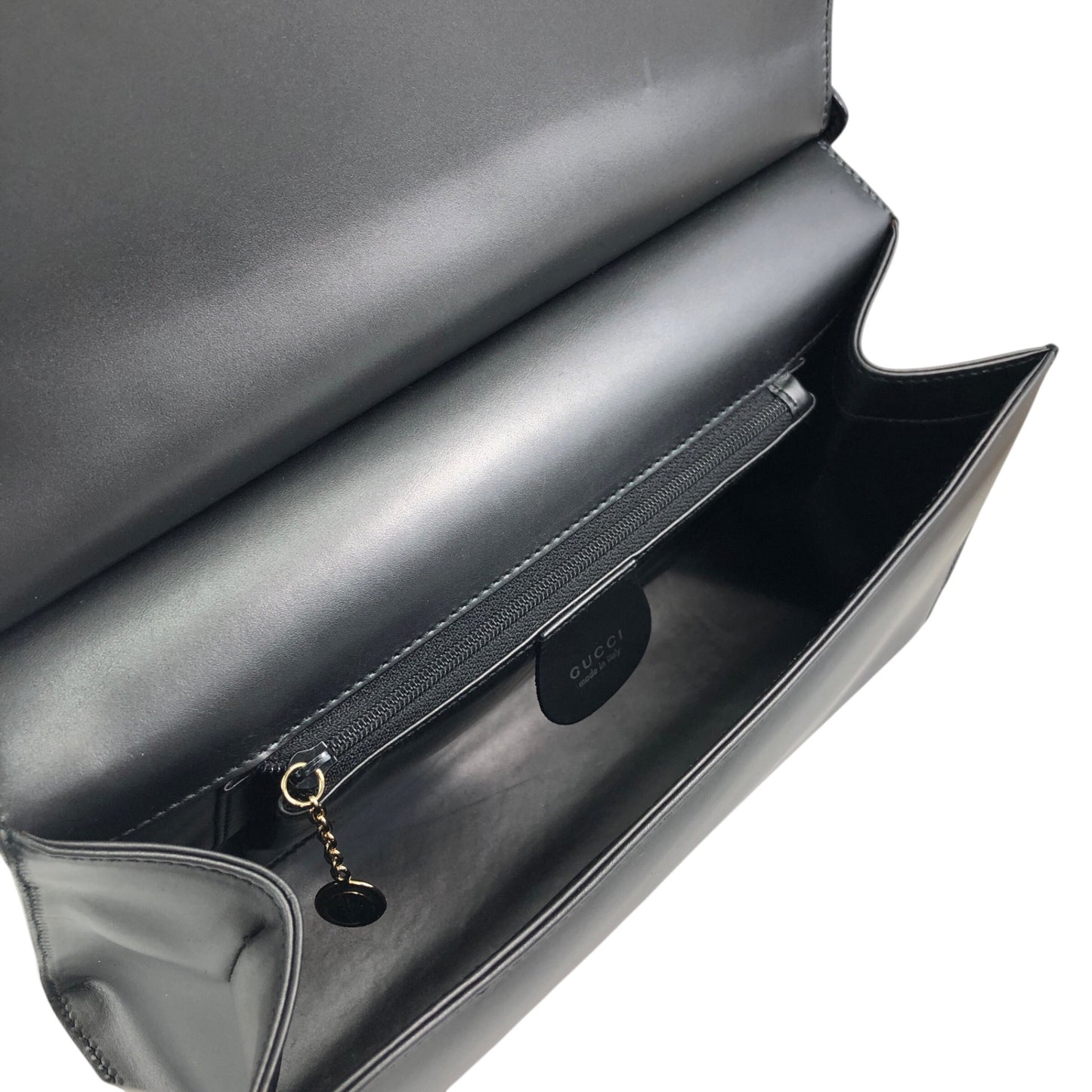 GUCCI Shoulder bag Gray Vintage tfg2zv