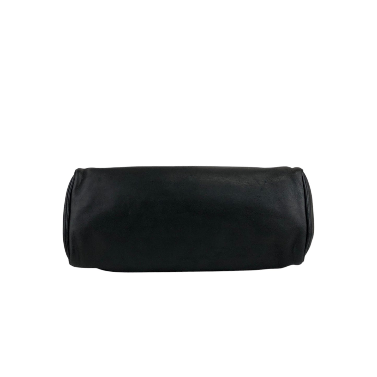 PRADA Padlock Handbag Black Vintage k84sjm
