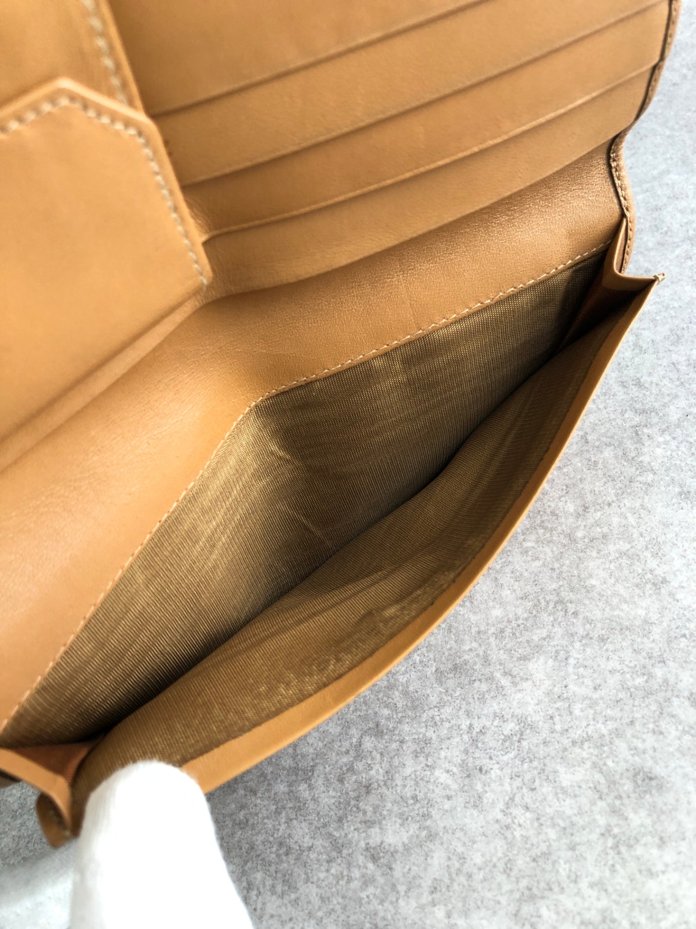 CELINE Macadam Long Wallet Brown Vintage tg6cj2