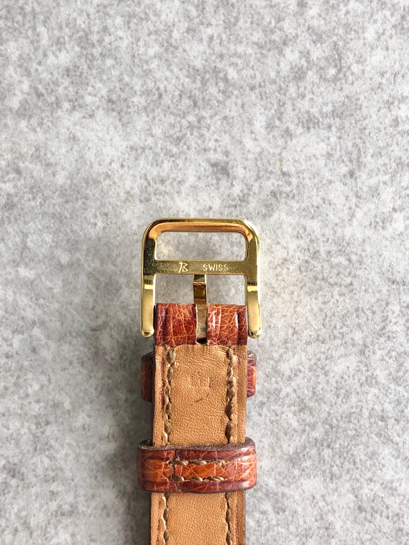 HERMES Serie Watch Brown Vintage pjrfdw