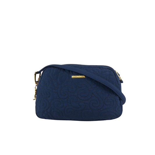 Yves Saint Laurent YSL Logo Shoulder bag Navy Vintage zt4e3i