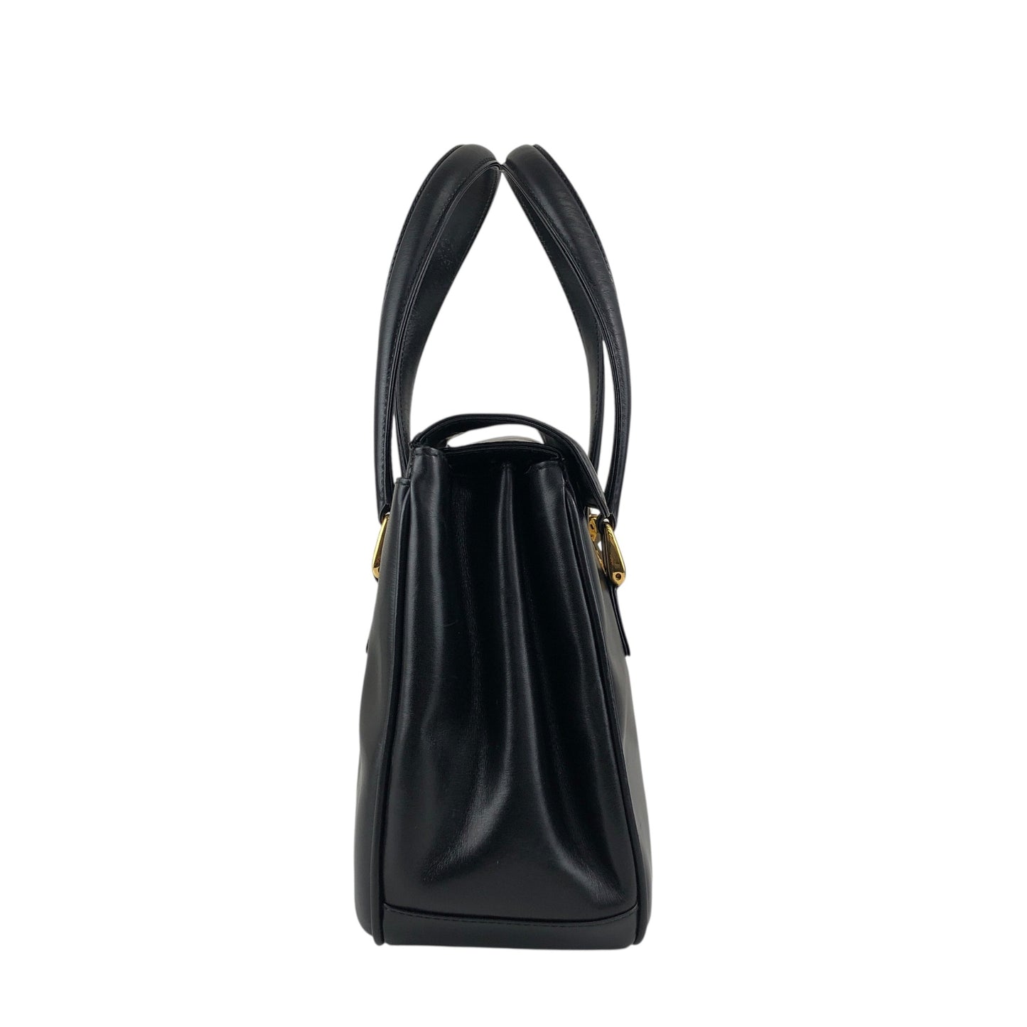GUCCI Handbag Black Vintage as68jk