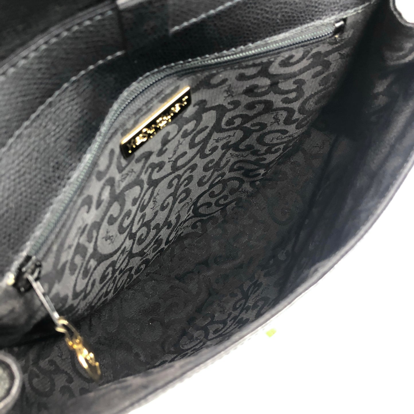 Yves Saint Laurent YSL Logo 單肩包 黑色 復古 cmeran