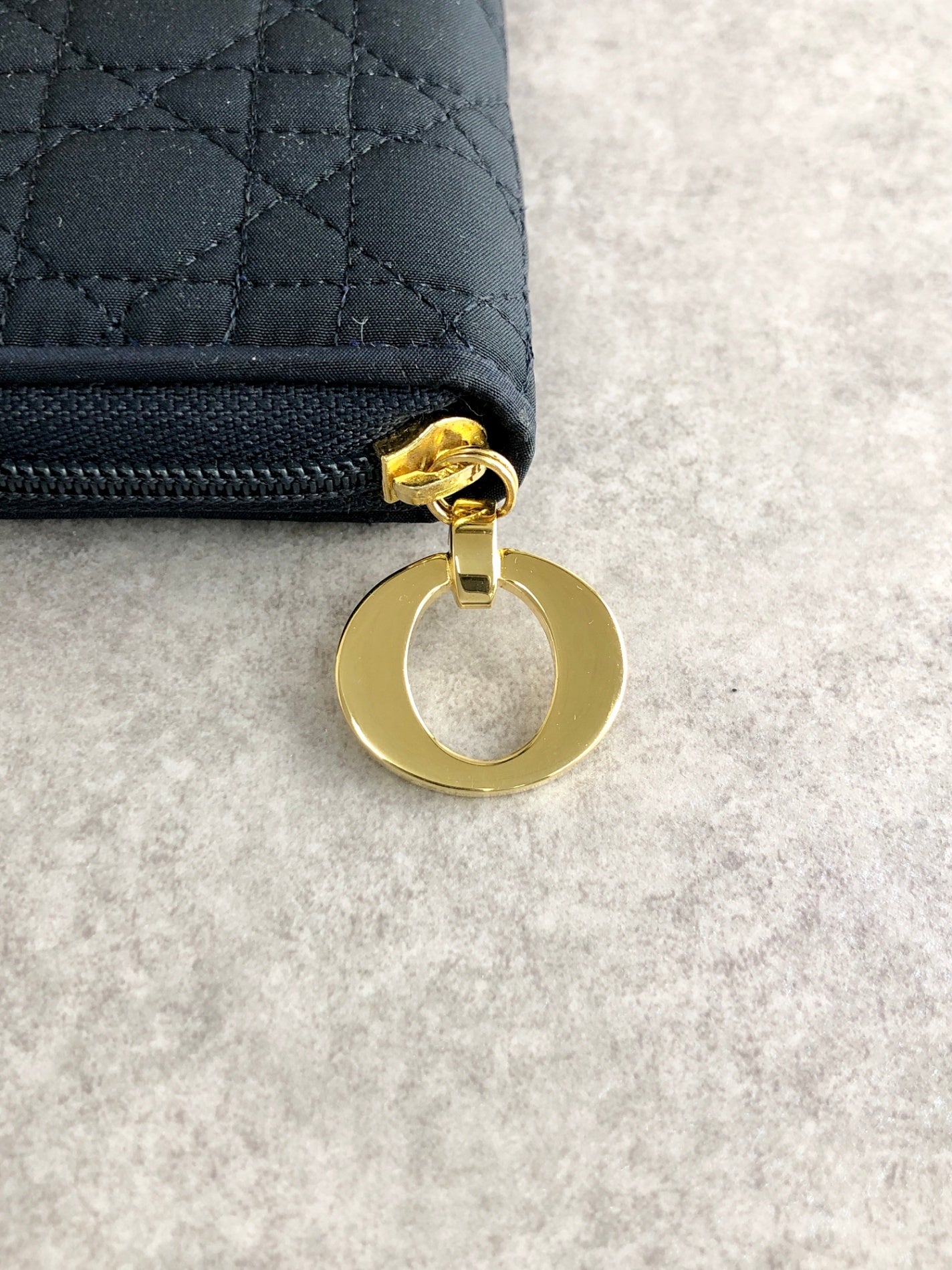 Christian Dior Cannage 鑰匙包 黑色復古 u2kyvi